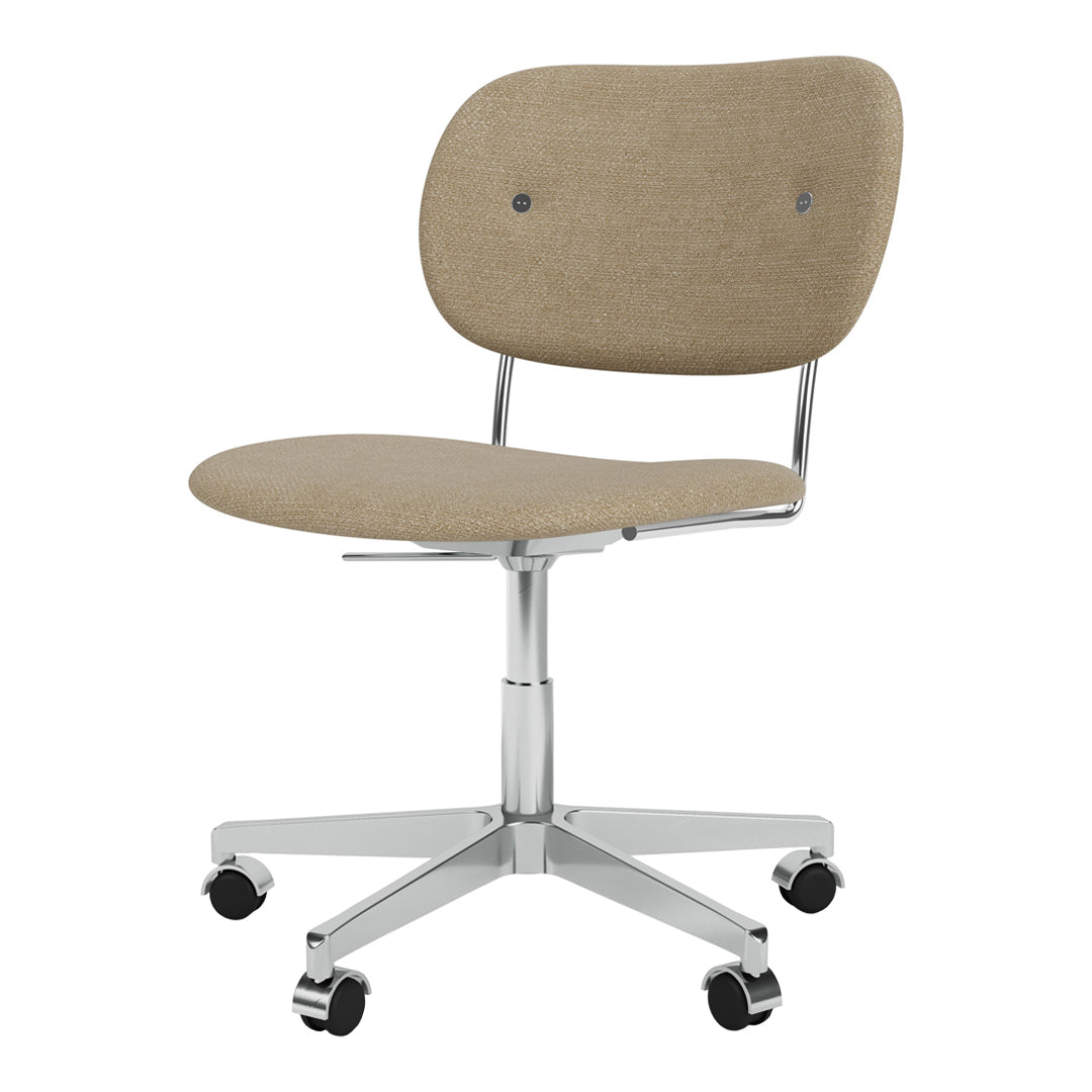 Ergonomic Office Chair with Fully Upholstered Seat & Back, 360° Swivel Base with Smooth-Rolling Casters - Perfect for Home Office, Gaming, and Workspaces