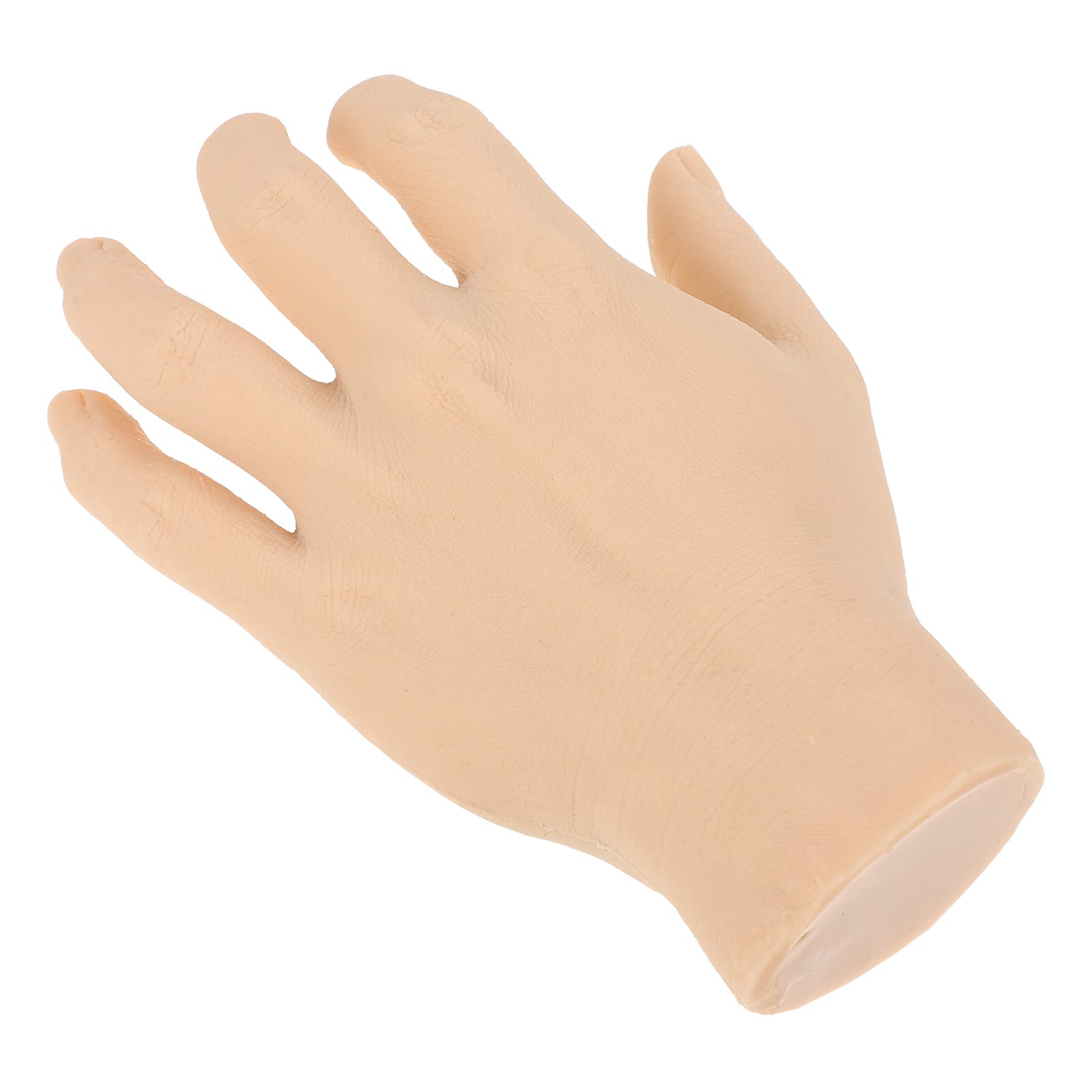 iplusmile Flexible Silicone Nail Practice Hand - Bendable Mannequin Hand for Acrylic Nails Training, Nail Art Practice & Professional Nail Technician Training - Perfect for Salon, Home Practice & Nail Art Classes