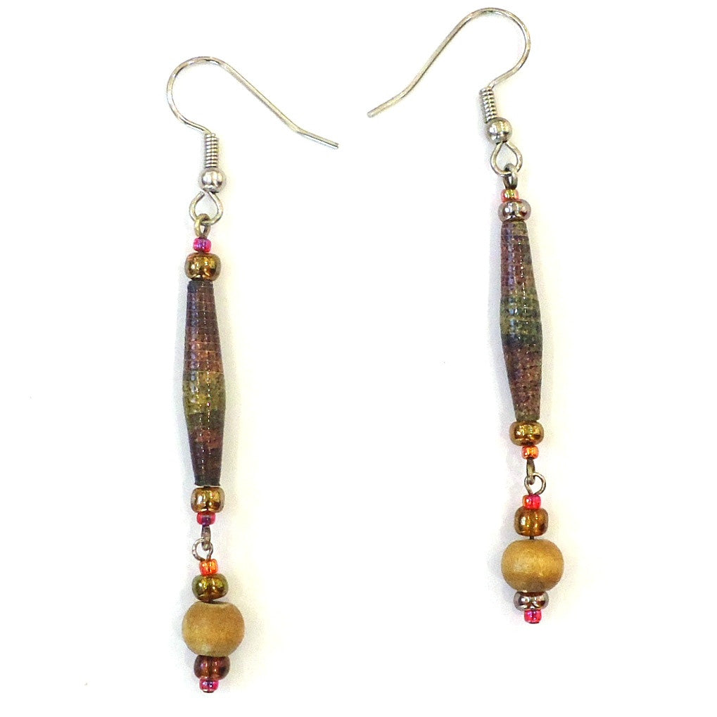 Eco-Friendly Handmade Bead Earrings for Women - Sustainable Fashion Jewelry for Everyday Wear & Special Occasions