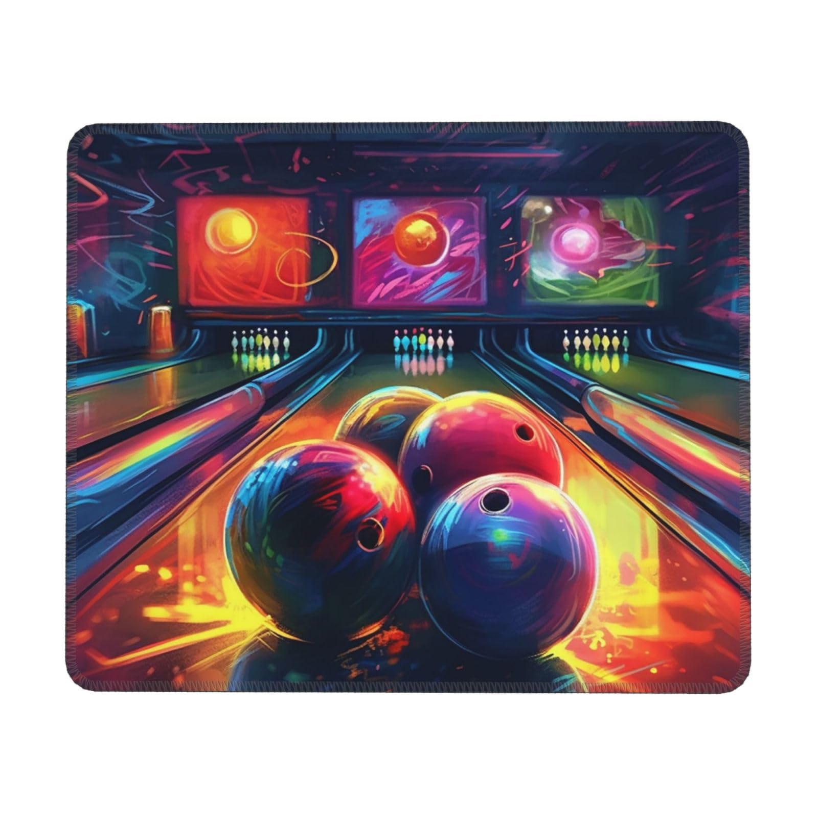 Non-Slip Gaming Mouse Pad with Anti-Slip Rubber Base - 10x12 Inch Large Mouse Mat for Wireless Mouse, Keyboard & Desk - Perfect for Home Office, PC Gaming & Workstations (Black)