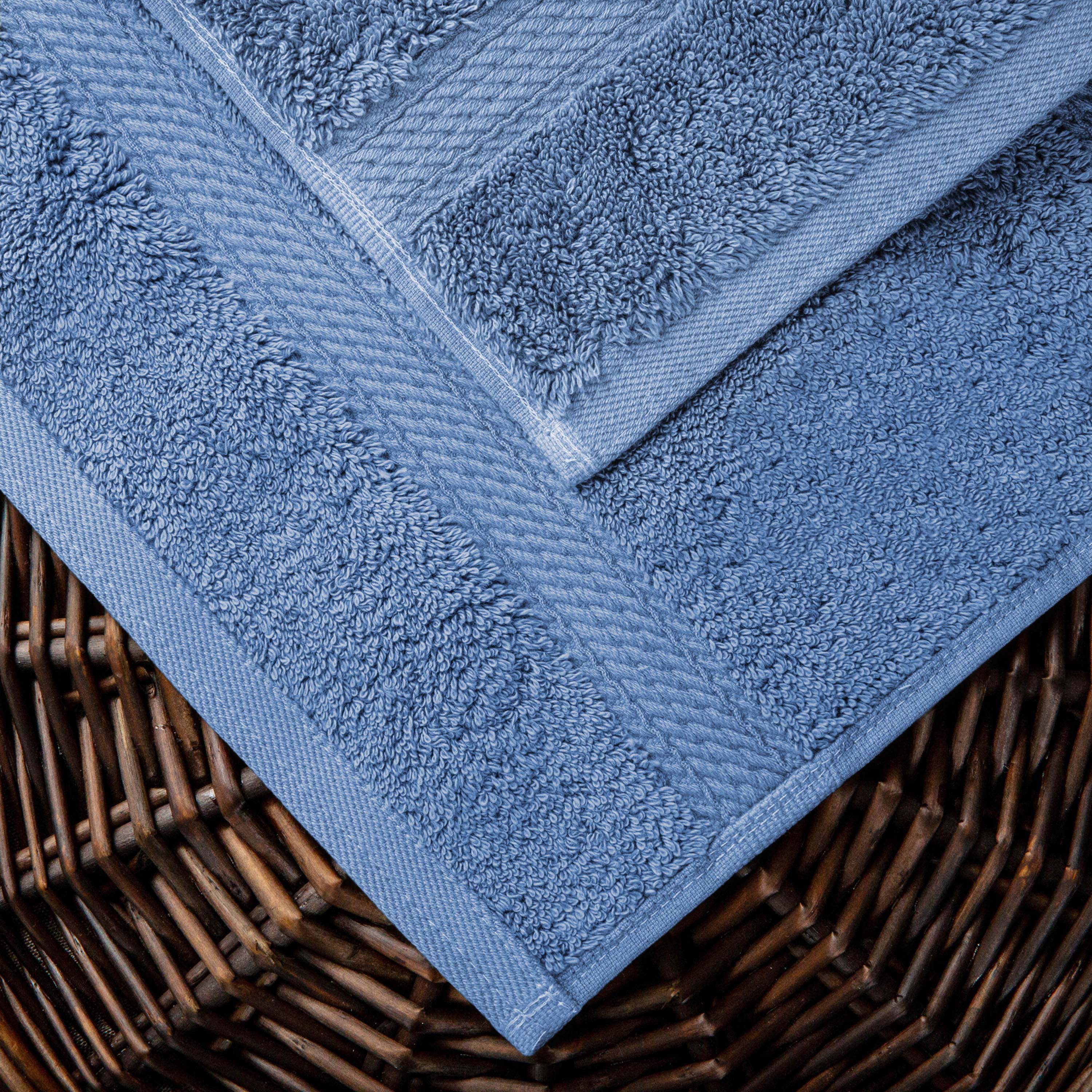 Premium Egyptian Cotton Plush Heavyweight Towel Set - 10 Piece Ultra Absorbent Luxury Bath Towels for Spa, Hotel & Home Use