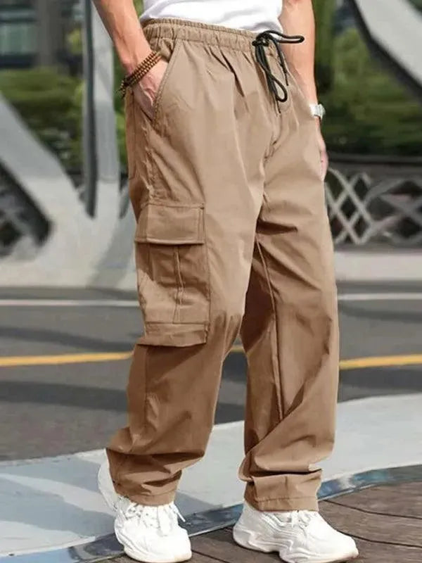 Stylish Loose Straight Casual Trousers for Women - Comfortable Everyday Pants for Work, Travel & Lounge Wear