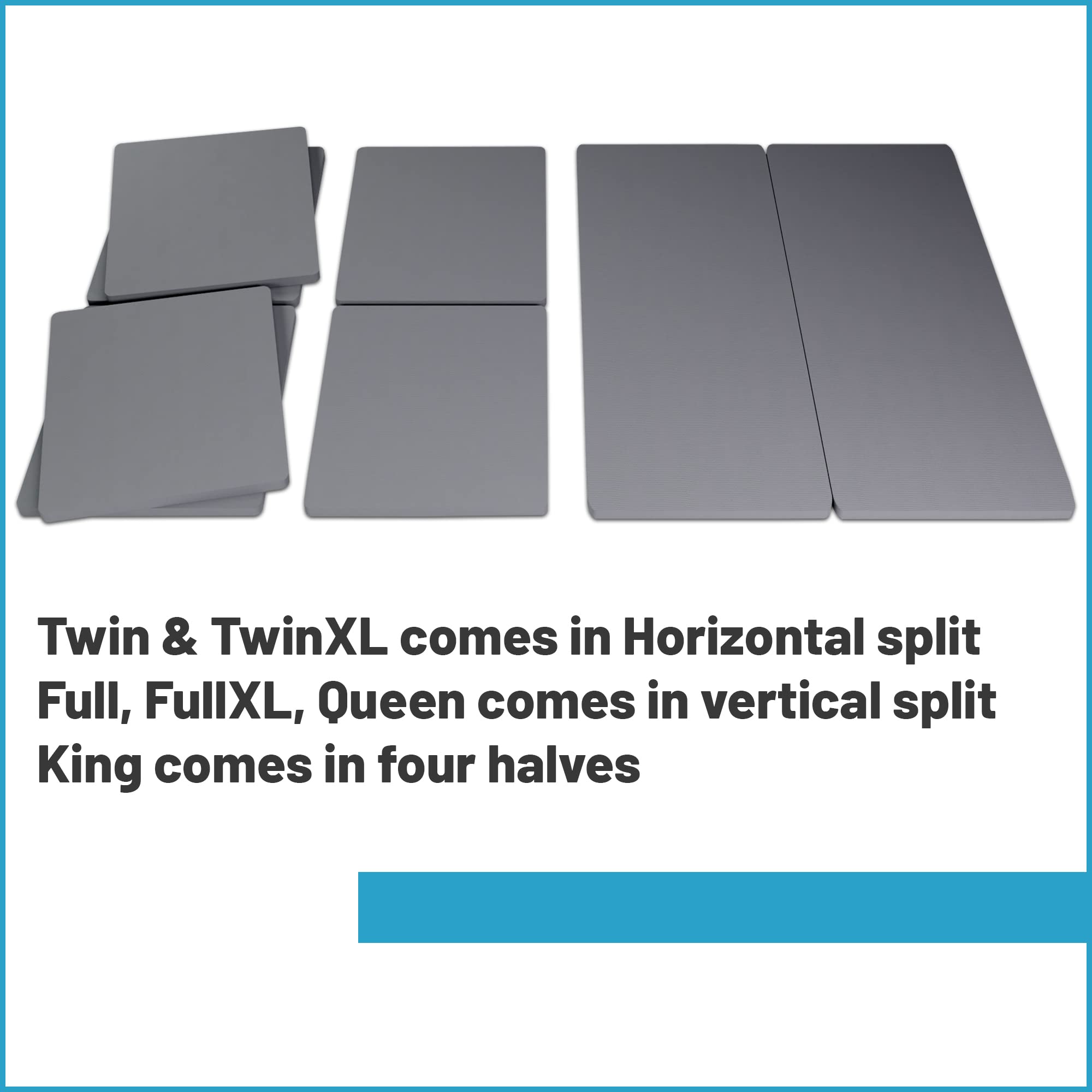 Premium Fully Assembled Bunkie Board for Mattress Support - Twin Size, Grey - Sturdy Bed Foundation for Bunk Beds, Platform Beds & Daybeds