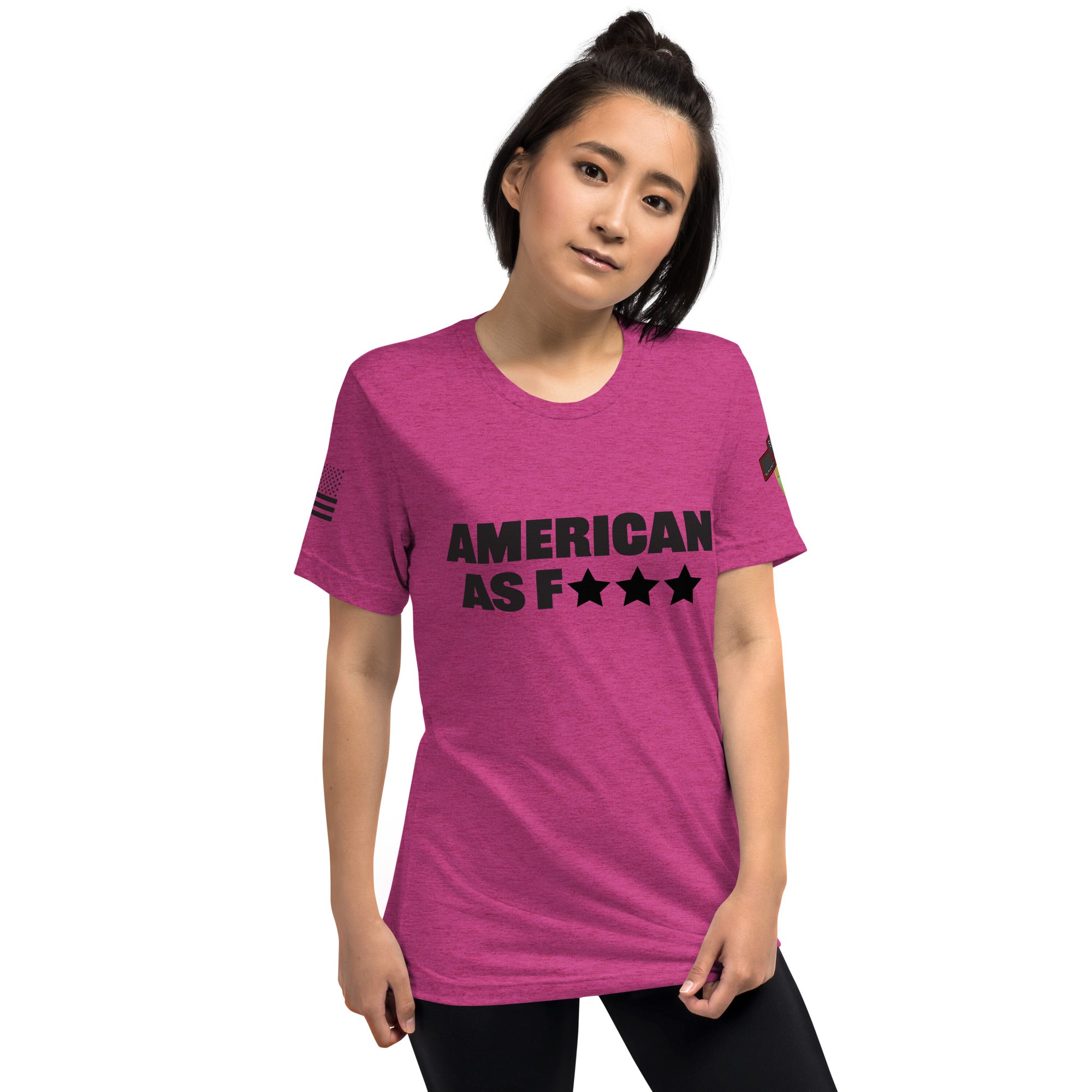 American AF Short Sleeve T-Shirt for Men & Women - Comfortable Cotton Casual Tee - Perfect for Streetwear, Gym, and Everyday Outfits