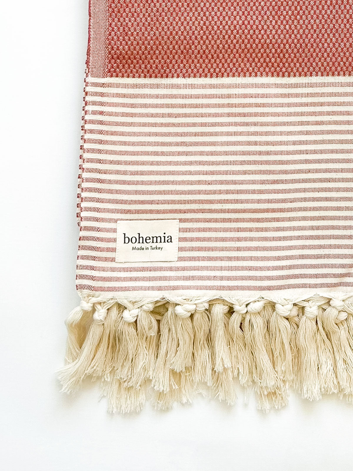 Amalfi Hammam Towel - Premium Turkish Cotton Bath Towel, Soft & Absorbent, Terracotta Color - Perfect for Spa, Beach, and Yoga Sessions