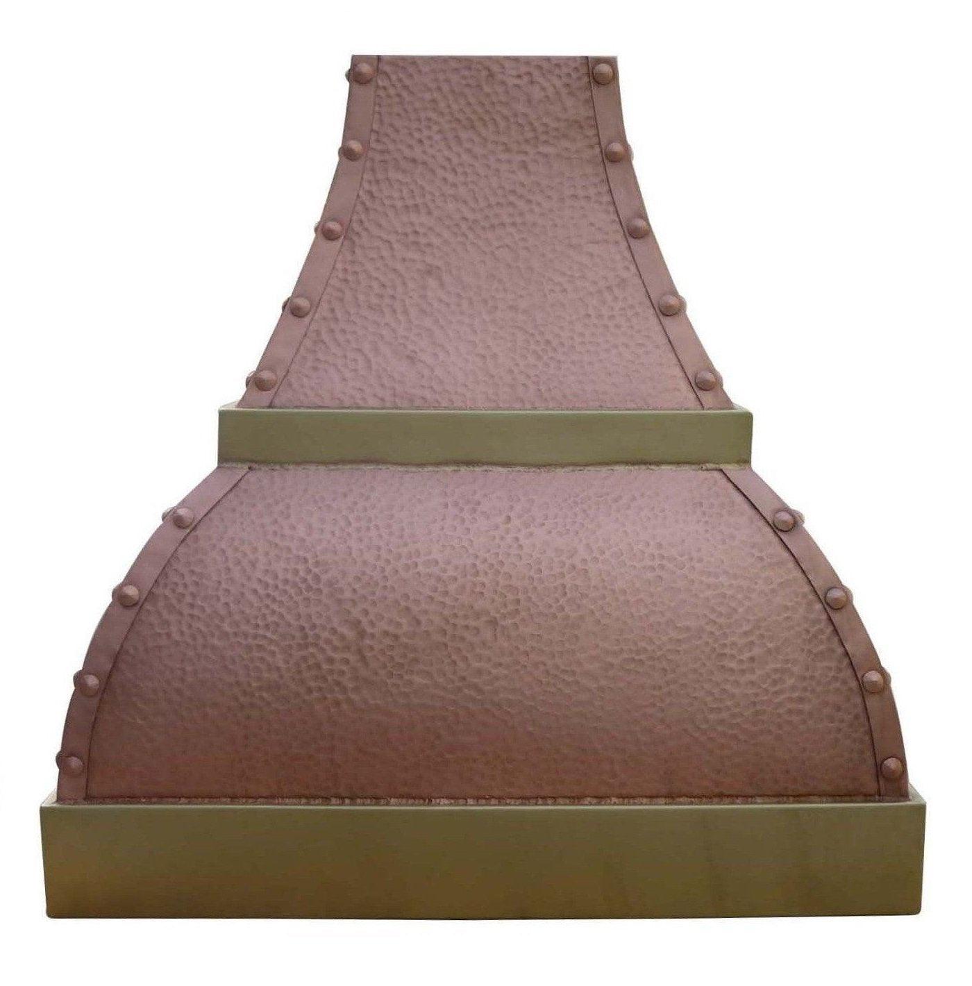 Premium SINDA Arch Bell Copper Stove Hood - Elegant Kitchen Ventilation for Modern Homes | Perfect for Gas Stoves, Cooking, and Smoke Extraction