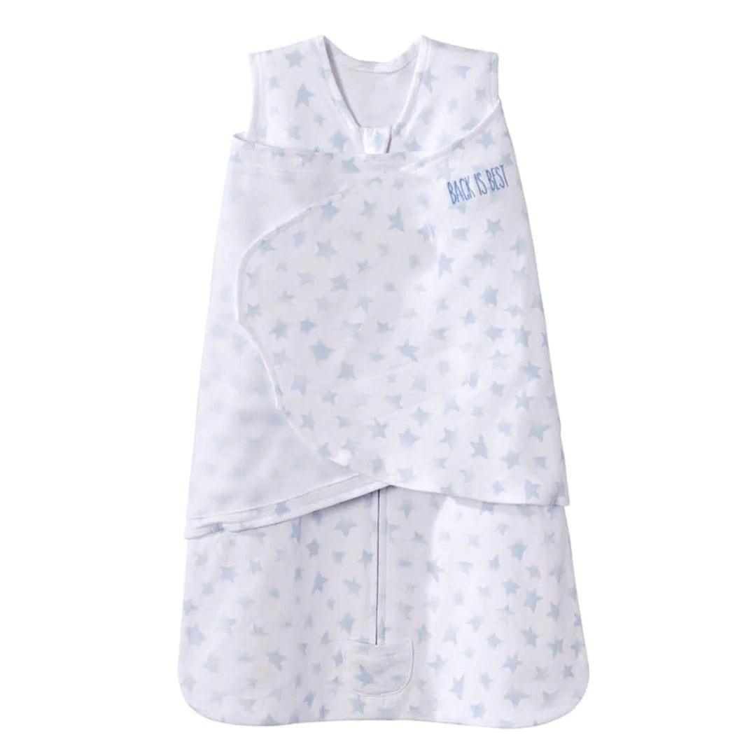 Halo Sleepsack Swaddle Platinum Series - Blue Twinkle 1.5 TOG Baby Swaddle Blanket for Newborns & Infants | Soft & Safe Sleepwear for Nursery, Daycare & Travel