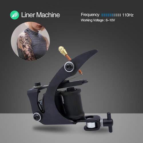 17 PCS Professional Tattoo Kit with 2 Tattoo Machines, 5 Ink Colors & 20 Needles - Complete Starter Set for Beginners & Artists - Perfect for Home & Studio Tattooing