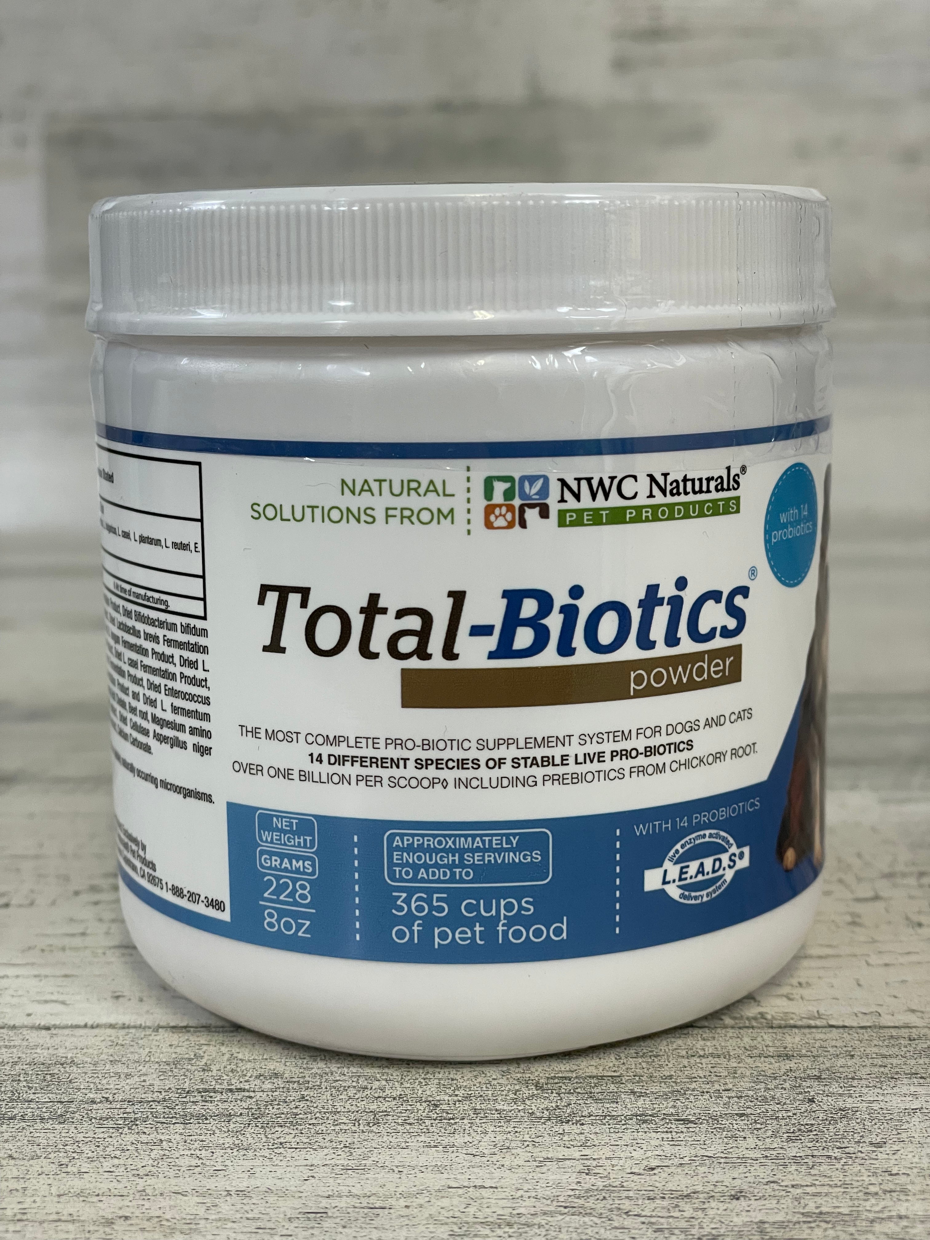 NWC Naturals Total Biotics Probiotics Powder for Digestive Health - Supports Gut Flora Balance & Immune System - Ideal for Daily Wellness & Travel