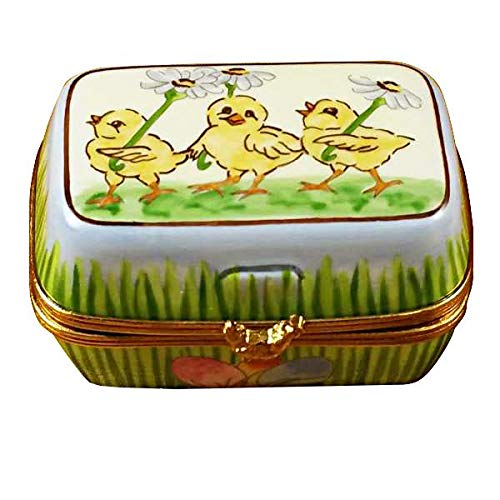 Authentic Limoges Porcelain Easter Egg Box with Eggs - Handcrafted in France | Perfect for Easter Decor, Gift Giving & Collectibles