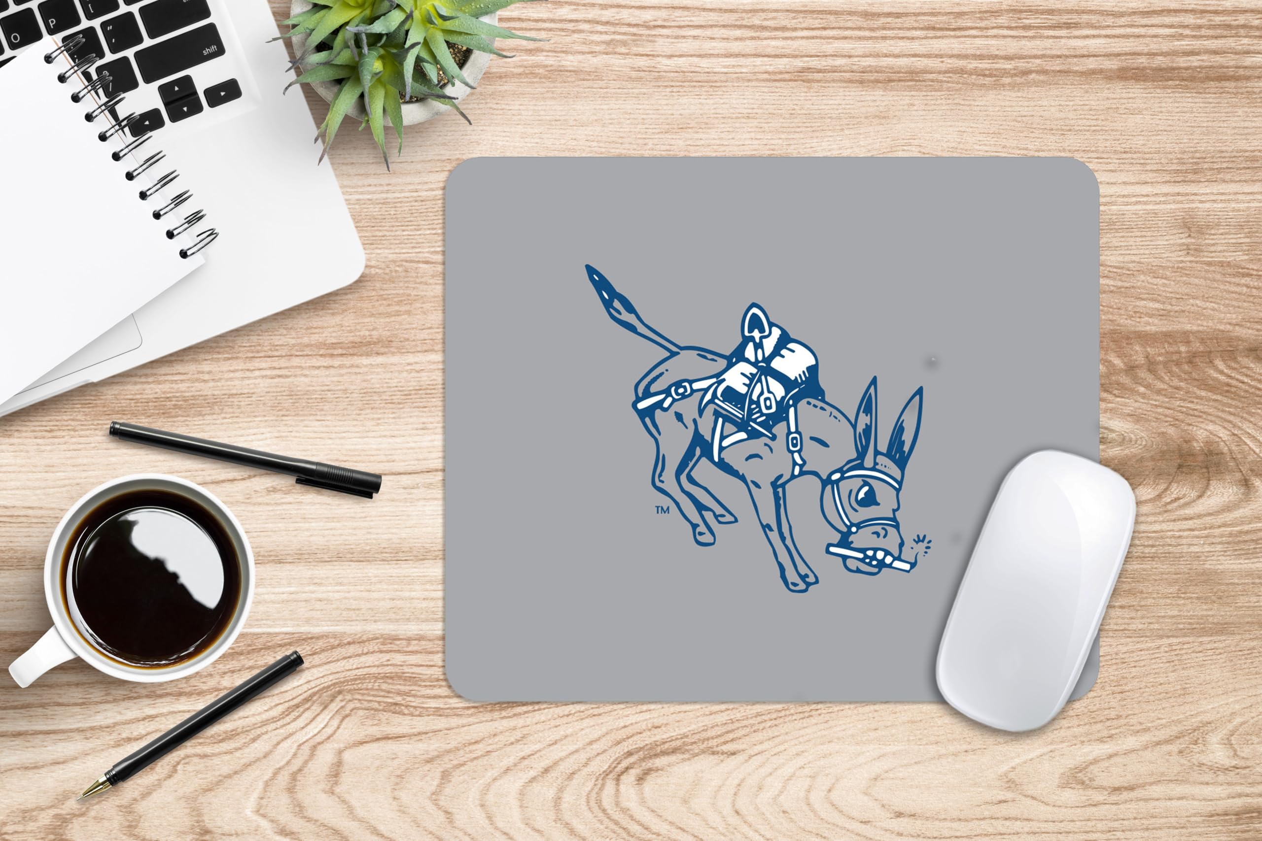 Colorado School of Mines Mouse Pad - Non-Slip Fabric Gaming Mousepad with Floral Lace Design for Office, Home & School Use
