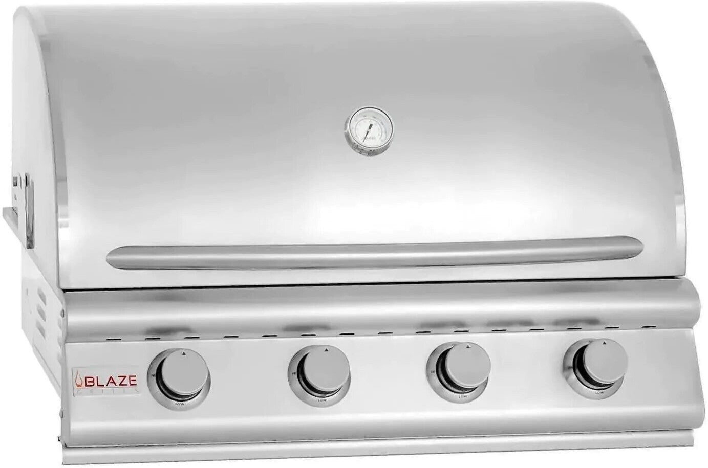 Blaze 32-Inch 4-Burner Prelude LBM Gas Grill - Outdoor BBQ Grill for Backyard, Patio, and Tailgating Parties