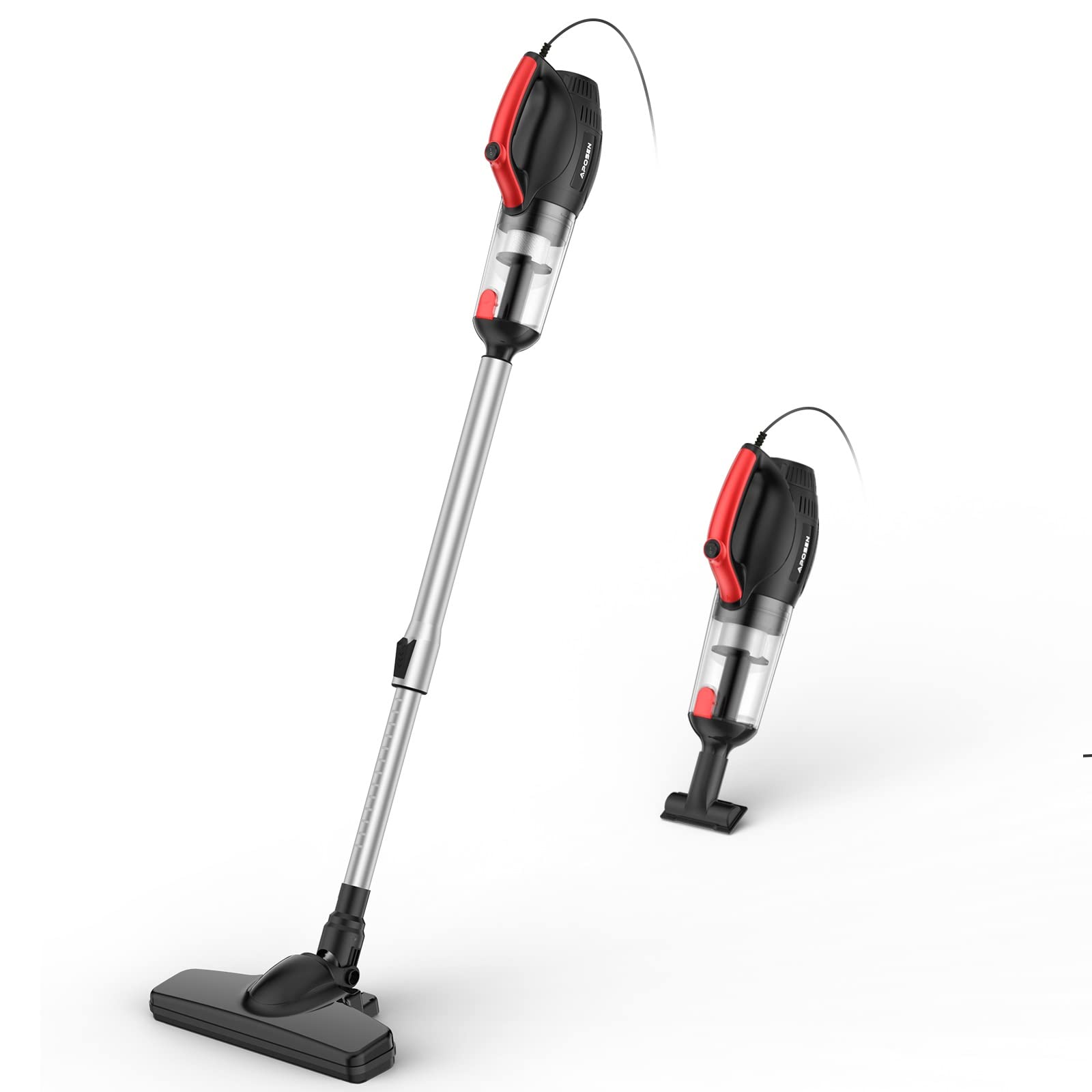 Aposen H21-500P 16KPa Powerful Corded Vacuum Cleaner with Brush Motor - Strong Suction for Pet Hair, Hard Floors & Carpets - Ideal for Home Cleaning on Amazon