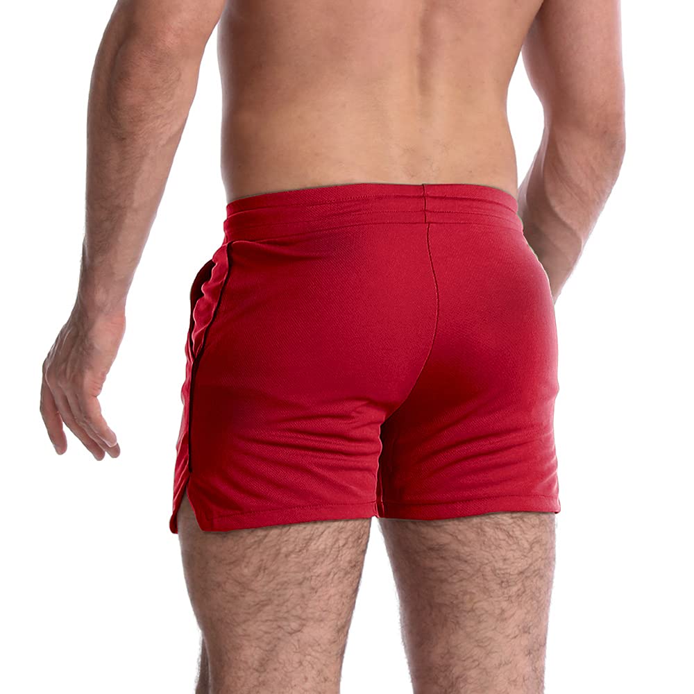 EVERWORTH Men's 5 Inch Inseam Workout Shorts - Quick Dry Athletic Gym Shorts for Bodybuilding, Running & Training - Lightweight Breathable Casual Sports Shorts for Gym, Jogging & Outdoor Activities
