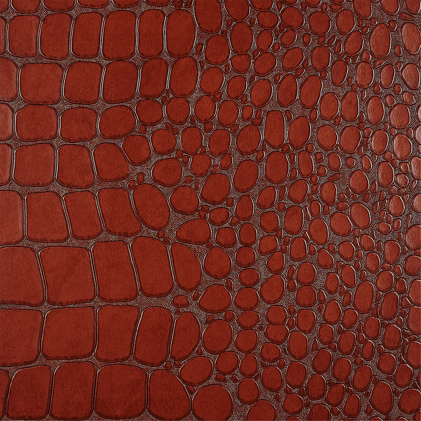 Phillip Jeffries Vinyl Crocodile Rock Reptilian Rust Wallpaper - Premium Reptile Pattern Wall Covering for Living Room, Bedroom & Office Decor
