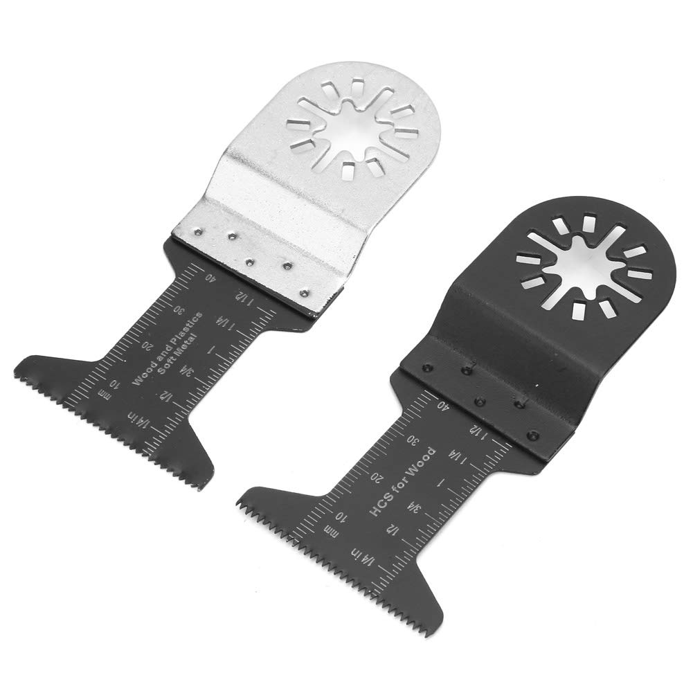 12-Piece Steel Oscillating Saw Blade Set - Durable Multi-Tool Blades for Cutting Plastic, Wood & Metal | Easy Installation for DIY Projects & Home Renovations