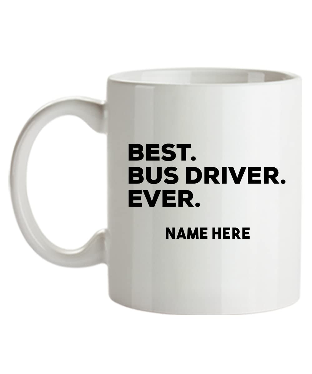 Personalized Bus Driver Mug - Custom 15oz Coffee Cup Gift for School Bus Drivers - Unique & Funny Present for Retirement, Birthday, Appreciation - Perfect for Office, Home, or Commute