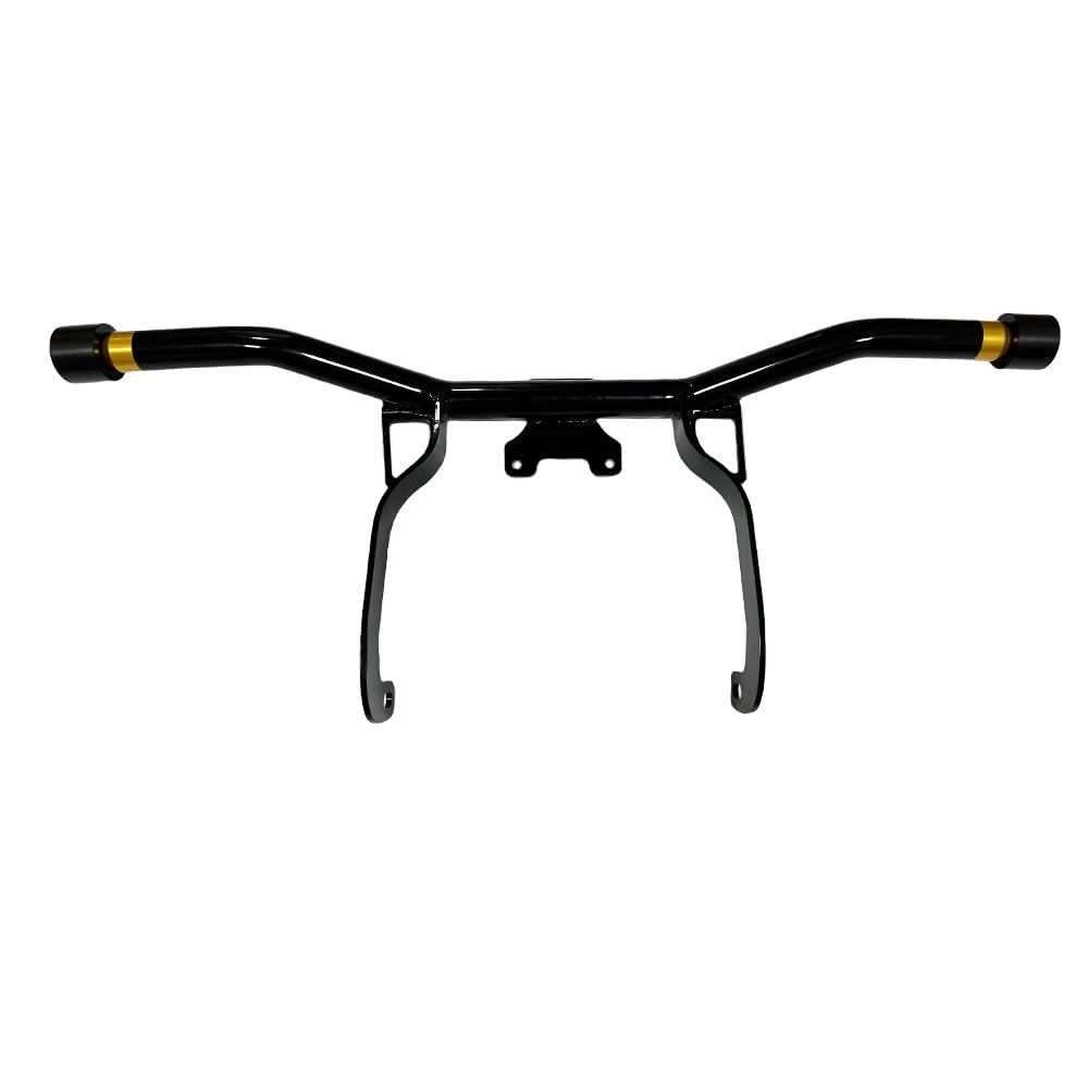 Harley-Davidson Touring Engine Guard (2014-2023) - Compatible with Street Glide, Road Glide, Road King, Electra & Ultra Models - Yellow & Black Crash Bar - Perfect for Highway Cruising & Bike Protection