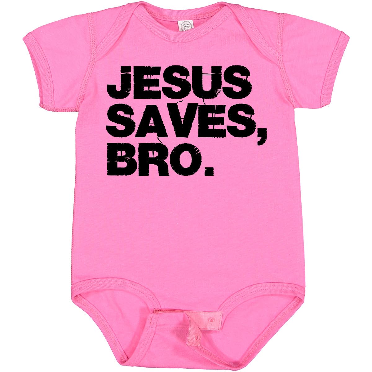 Inktastic Jesus Saves, Bro. Baby Bodysuit - Cute Christian Outfit for Infants & Toddlers - Perfect for Church, Baptism & Family Gatherings