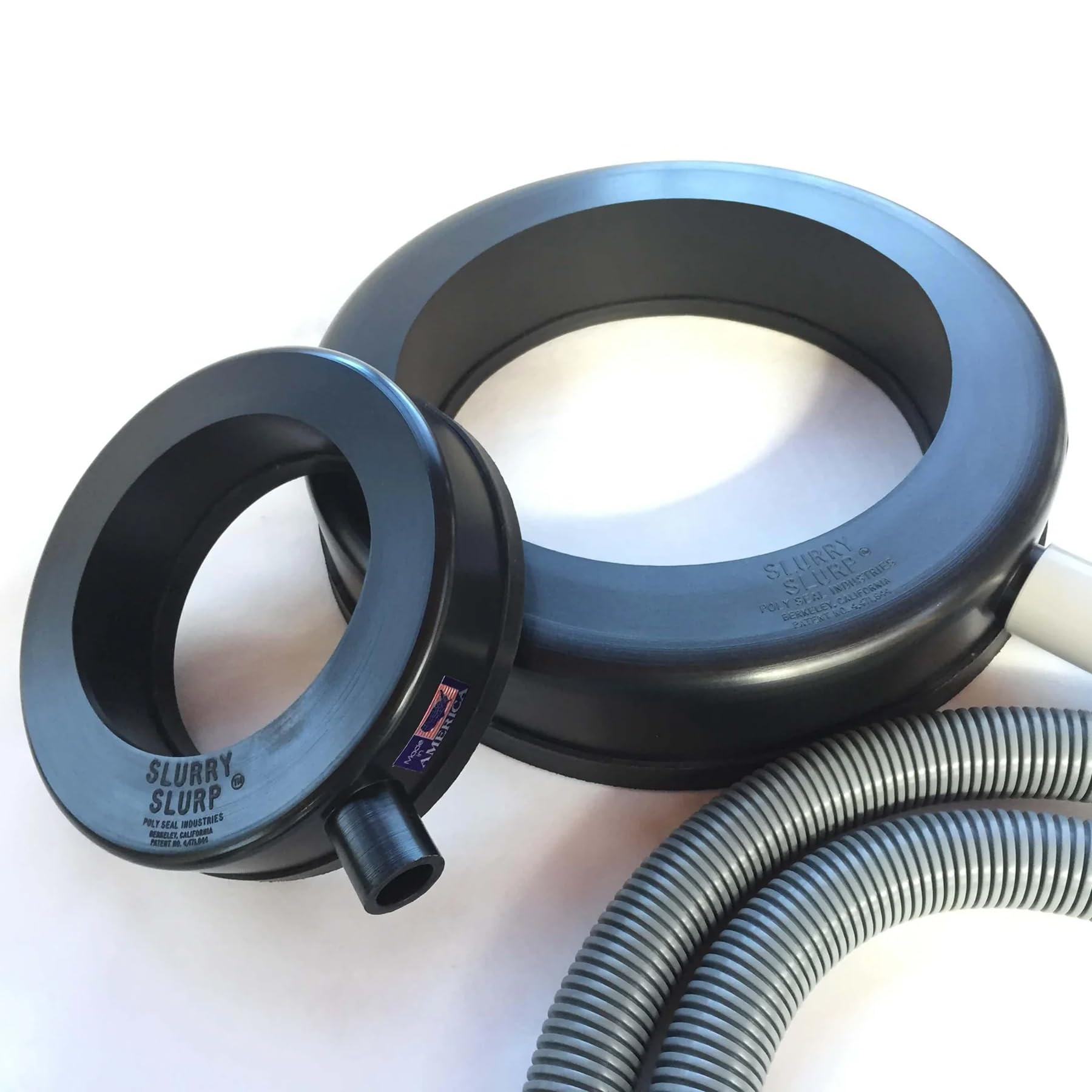 5 Inch Core Drill Suction Hose Attachment - Slurry Slurp Dust Collector for Wet Core Drilling | Perfect for Concrete, Masonry & Tile Work