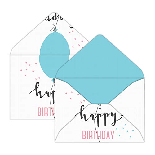 Glass Keepsake Gift Jar with Birthday Messages - Elegant Birthday Balloon Design for Women, Men, Kids | Perfect for Birthday Parties, Anniversary Gifts & Special Occasions