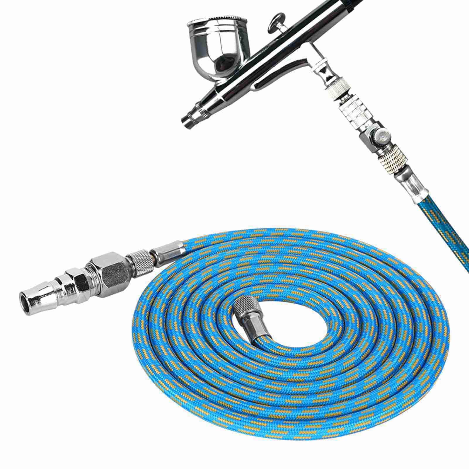 Premium Nylon Braided Airbrush Hose Adapter Kit - 1/8