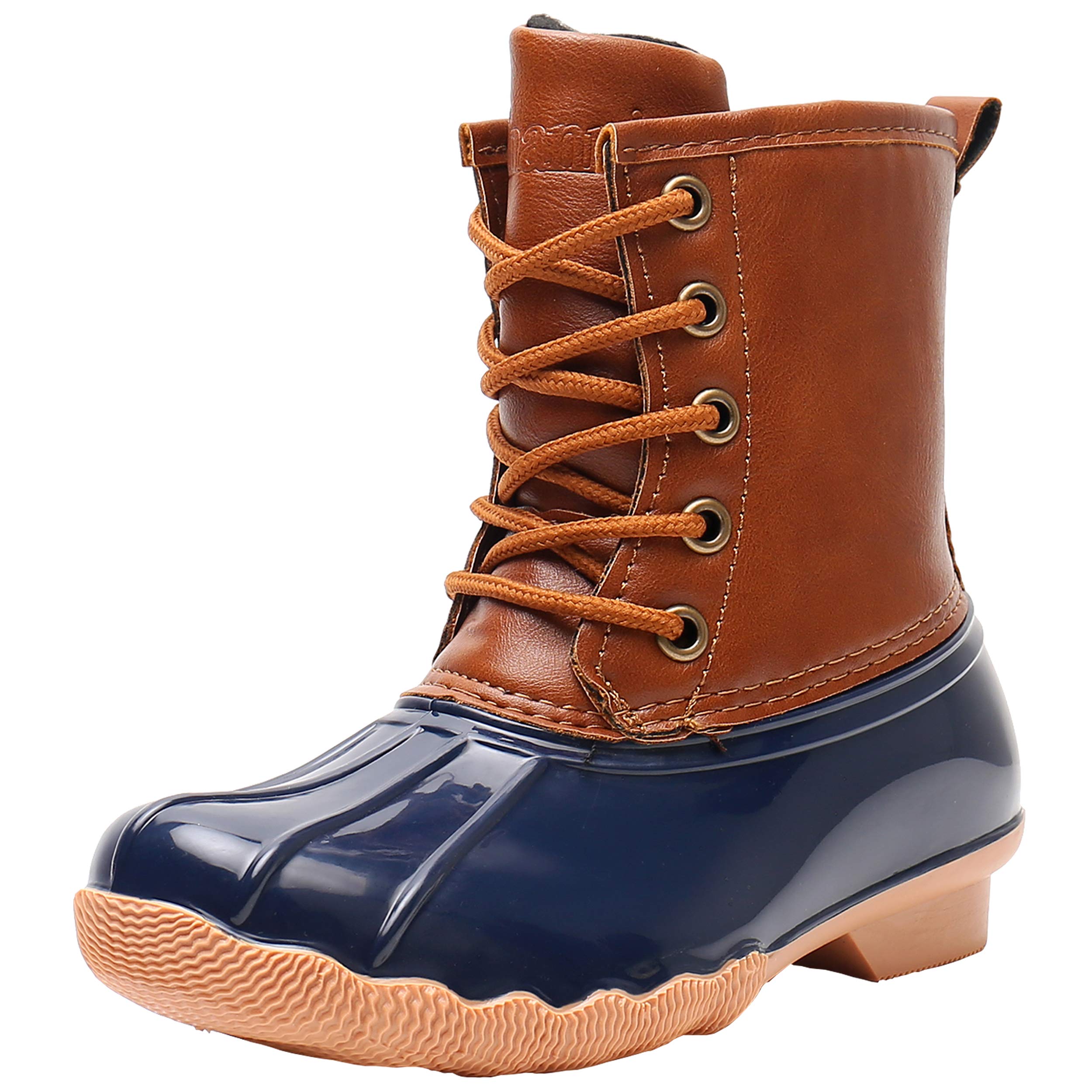 Ahannie Kids Winter Duck Boots for Boys & Girls - Waterproof Rain Boots for Toddler, Little Kid & Big Kid - Outdoor Snow & Rain Protection - Perfect for School, Play & Winter Adventures
