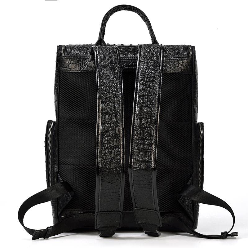 Durable Waterproof Leather Backpack for Men - Multifunctional Laptop Bag & Travel Backpack - Perfect for Work, Gym, Hiking & Outdoor Adventures