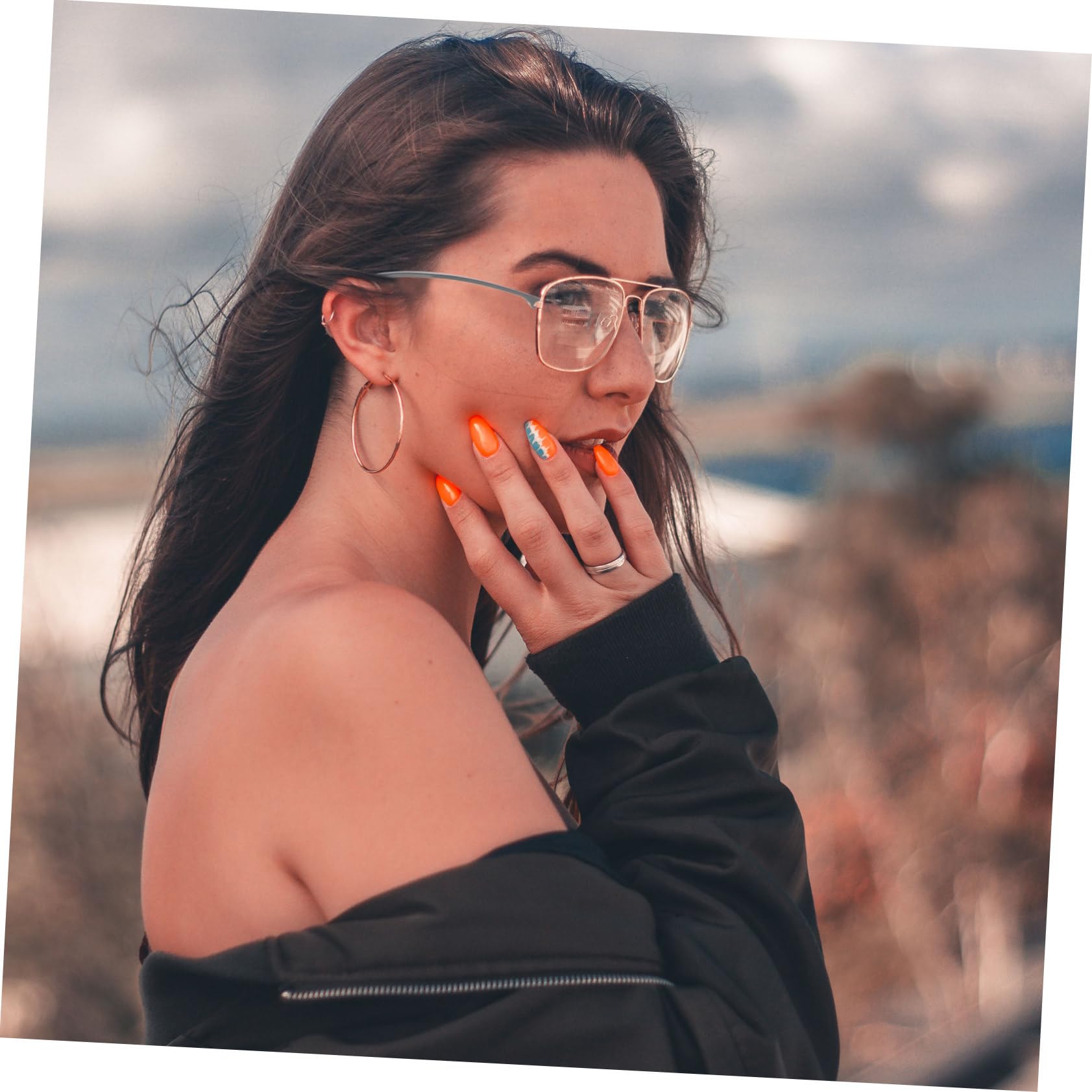 Lurrose Universal Glasses Replacement Arms - 1 Pair Black Glasses Accessories for Eyeglass Frame Repair | Perfect for Reading, Driving, and Daily Use