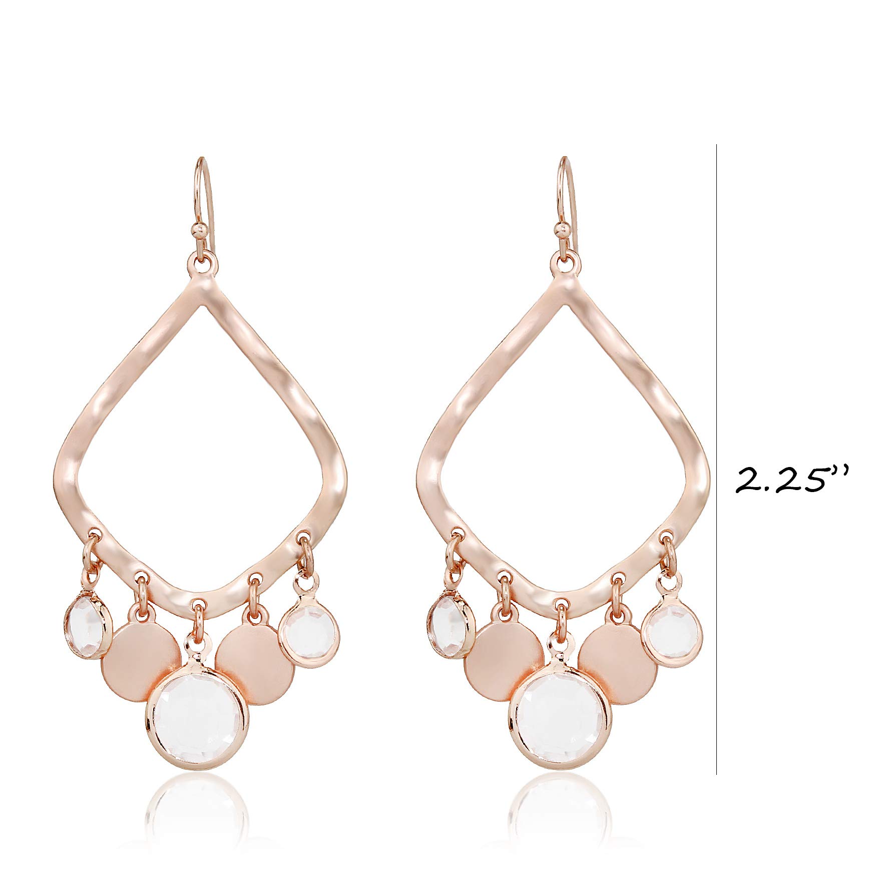 POMINA Lightweight Boho Gold Coin Charm Dangle Hoop Earrings - Bohemian Open Circle Drop Earrings for Women | Perfect for Festivals, Parties & Boho Chic Outfits