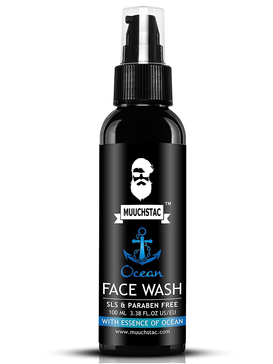 ROSEVILLA Beard Growth Kit for Men - 60ml Beard Oil, 100ml Face Wash & 100ml Beard Wash Combo - Natural Grooming Set for Thicker Fuller Beard - Perfect for Daily Beard Care & Styling Routine