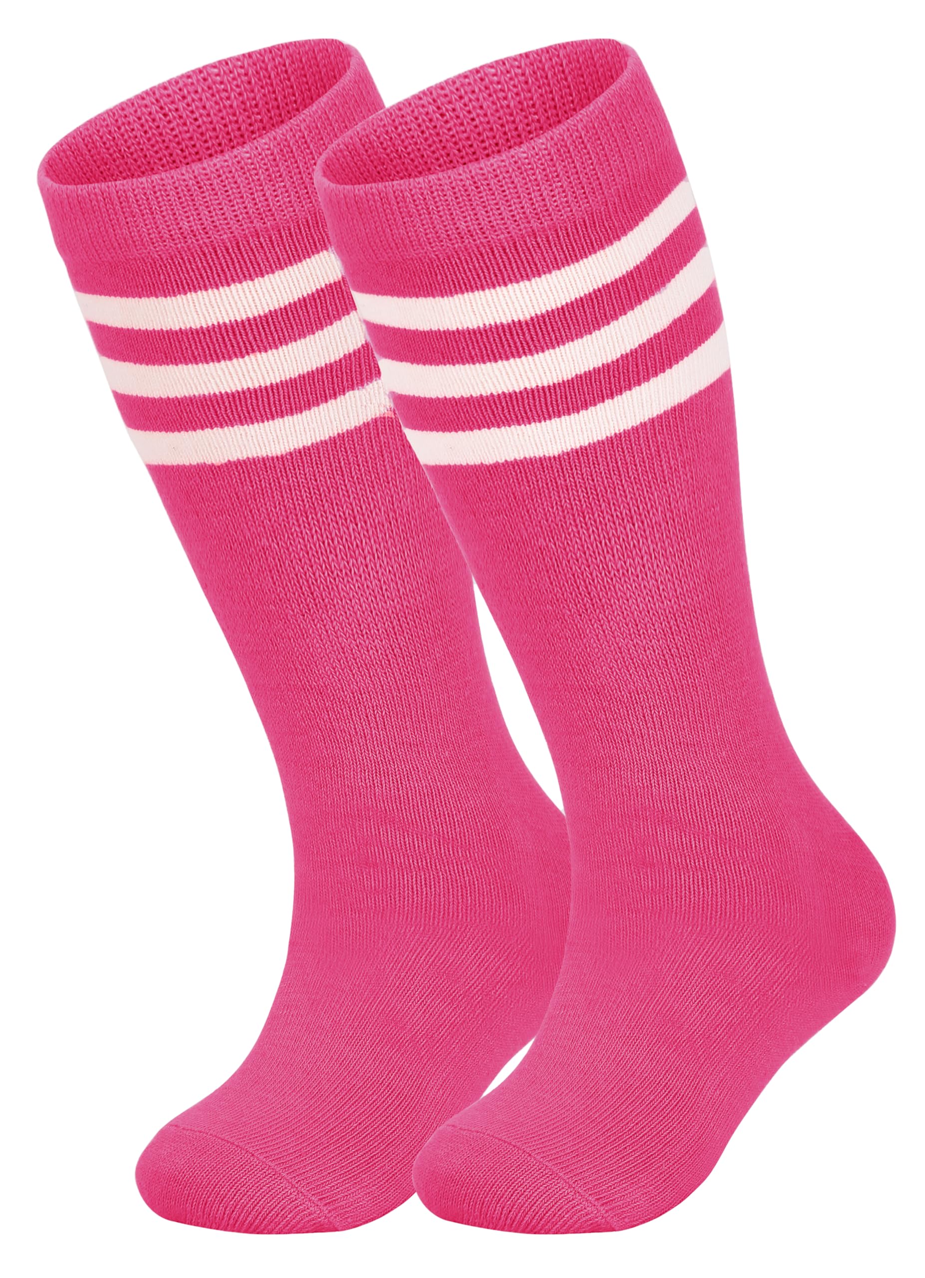 **YMYDYFC Toddler Soccer Socks for Boys & Girls - 4 Pack Knee High Athletic Socks for Youth Baseball, Softball & Soccer - Perfect for Sports, Training & Daily Wear**