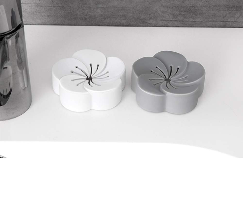 AKOAK 2-Pack Floral Scented Aromatherapy Boxes - Wardrobe & Closet Deodorizer, Home Bedroom & Bathroom Storage Organizer - White | Perfect for Freshening Closets, Drawers, and Small Spaces
