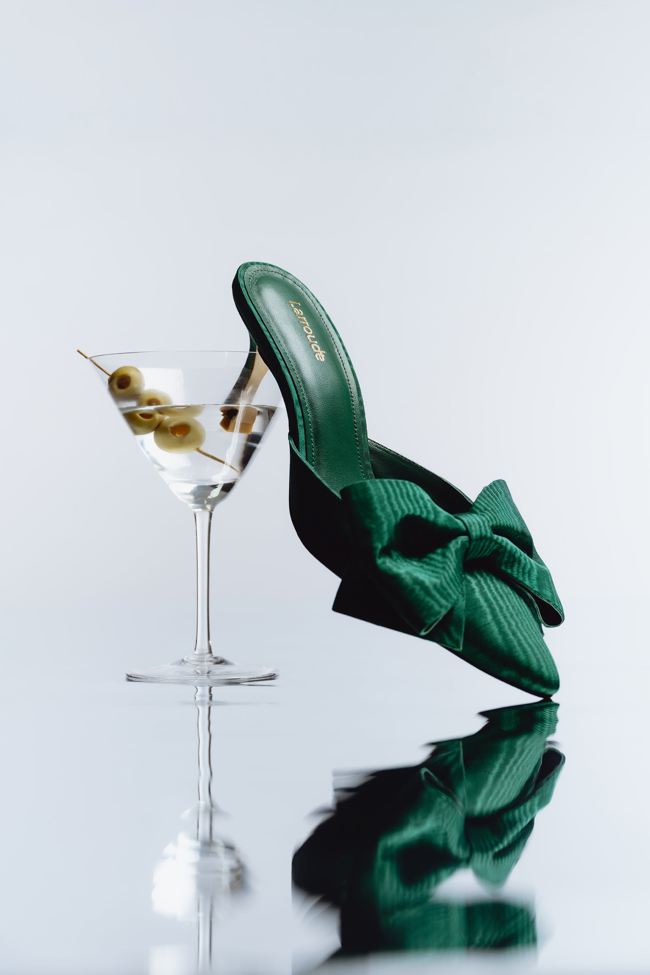 Mini Elle Pump In Emerald Fabric - Elegant Women's Heels for Parties, Weddings & Special Occasions
