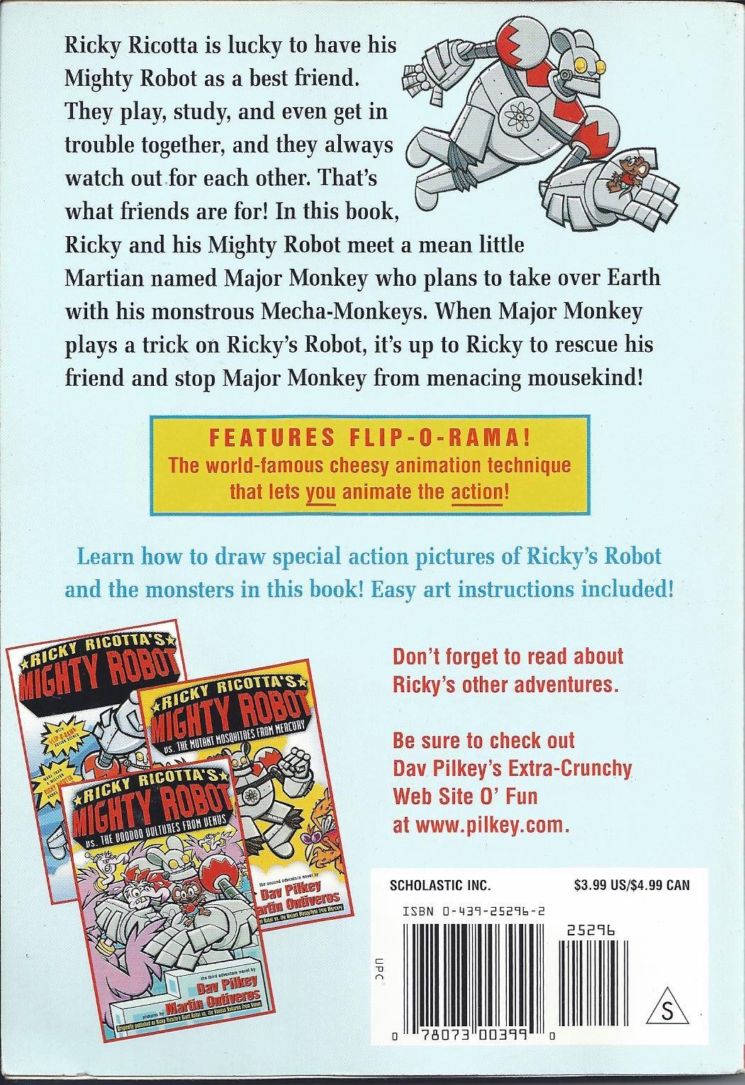 Ricky Ricotta's Mighty Robot vs. The Mecha-Monkeys From Mars - Kids Adventure Book Series | Sci-Fi Children's Story | Perfect for Bedtime Reading & Young Readers
