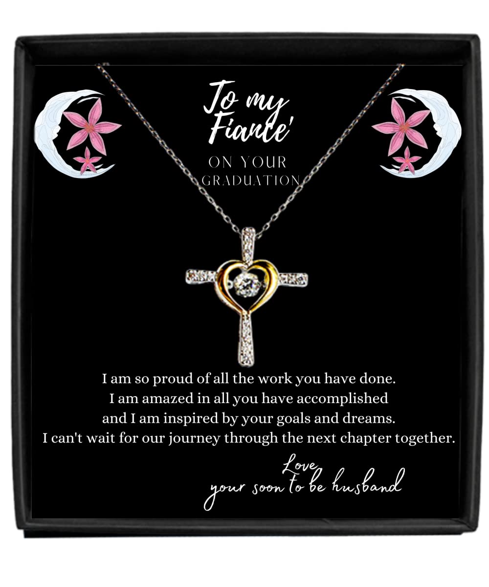 Gold Cross Necklace for Women - Elegant Graduation Gift for Her, Fiance & Special Occasions | Perfect for Church, Weddings & Everyday Wear