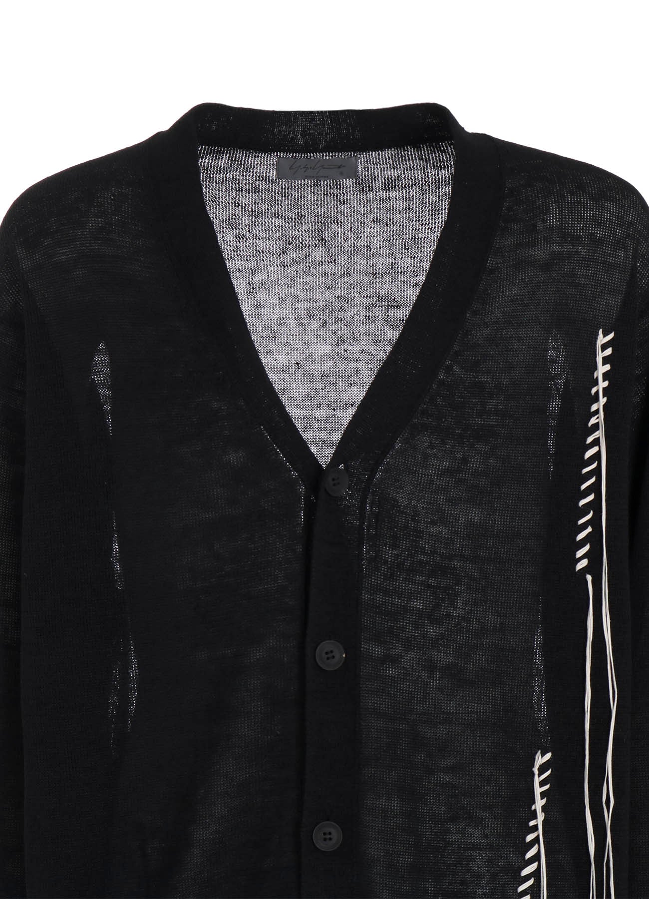 10G Plated Crossed Pattern Embroidered Cardigan - Elegant Knit Sweater for Women, Perfect for Office Wear, Casual Outfits & Fall Fashion