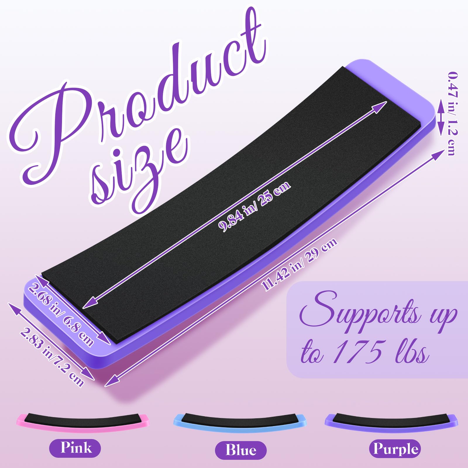 3-Piece Spinning Balance Board Set for Ice Skaters, Cheerleaders & Gymnasts - Improve Turns, Stability & Footwork - Home Dance Training Equipment for Skating, Gymnastics & Cheerleading Practice