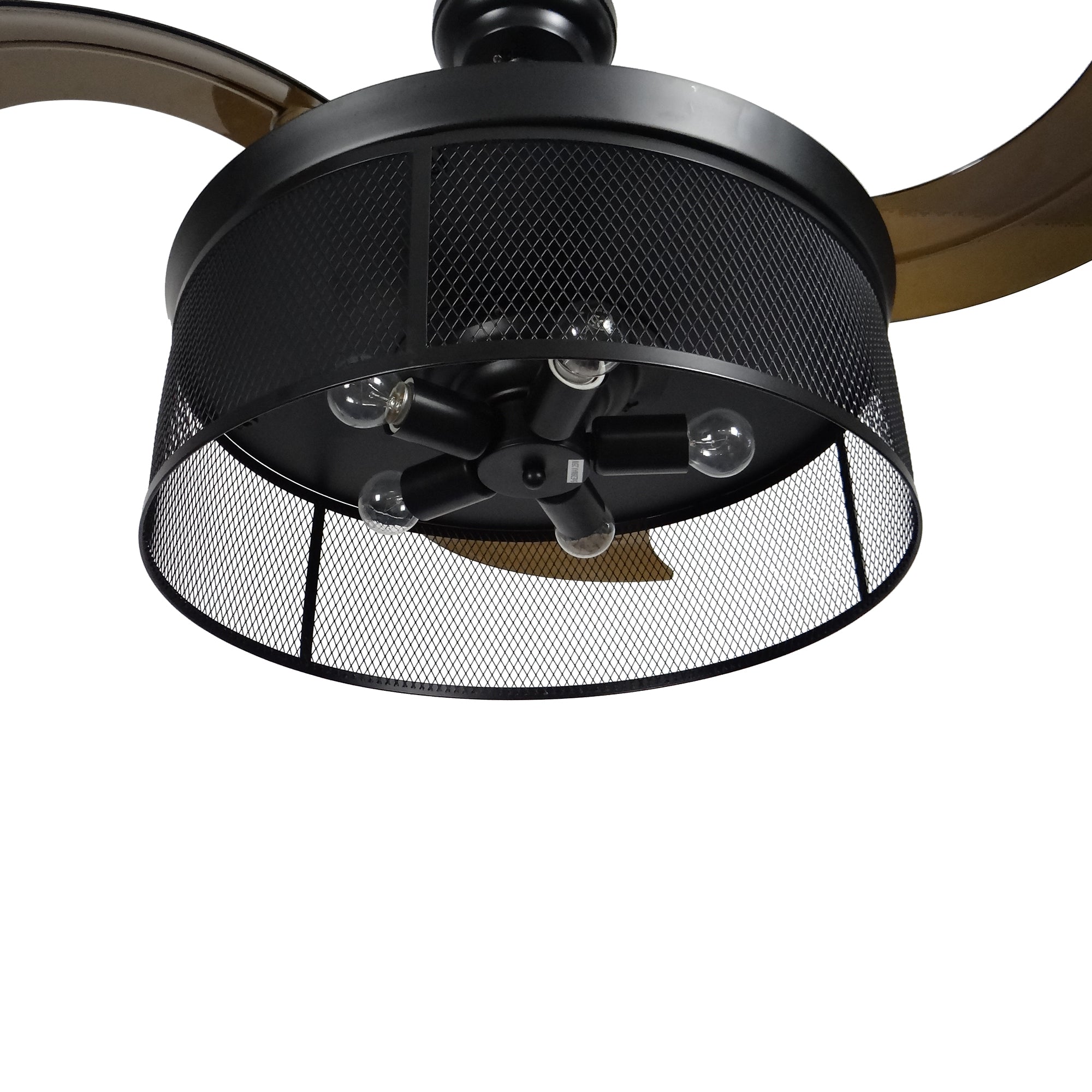 42 Inch Paramount Smart Ceiling Fan with Light & Remote Control - Modern Silent Blades for Bedroom, Living Room & Office - Energy Efficient DC Motor with Wall Switch & Smart Home Compatibility