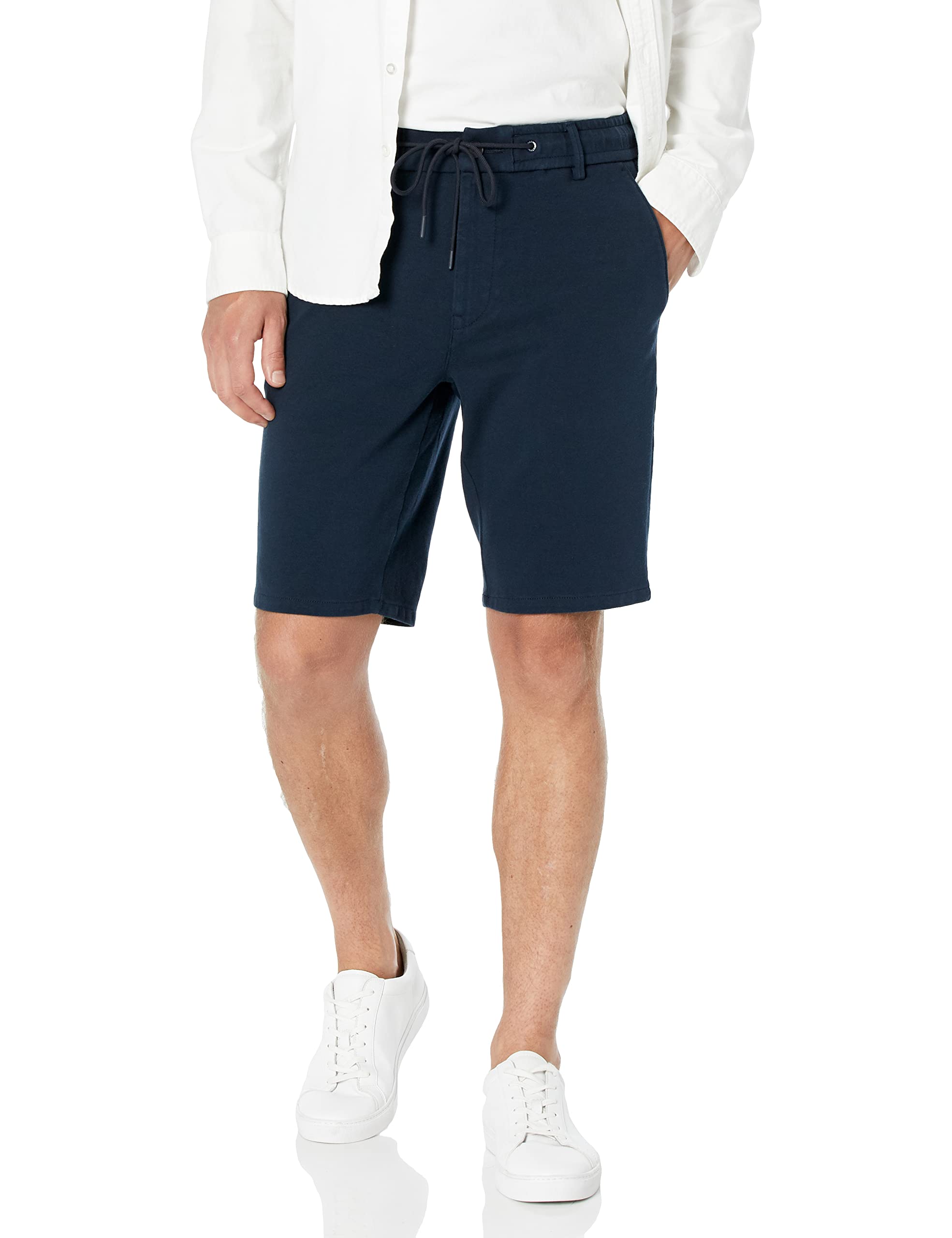 BOSS Men's Comfortable Structured Jersey Drawstring Waist Shorts - Casual Summer Wear for Outdoor Activities & Lounge