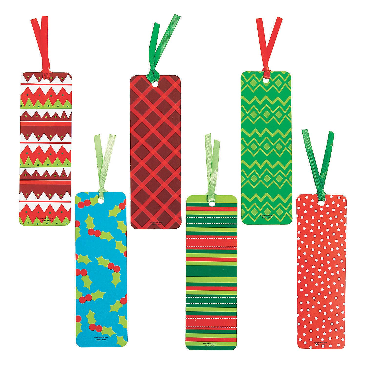250 Christmas Bookmarks Bulk - Holiday Stationery for Gifts, Party Favors & Classroom Rewards