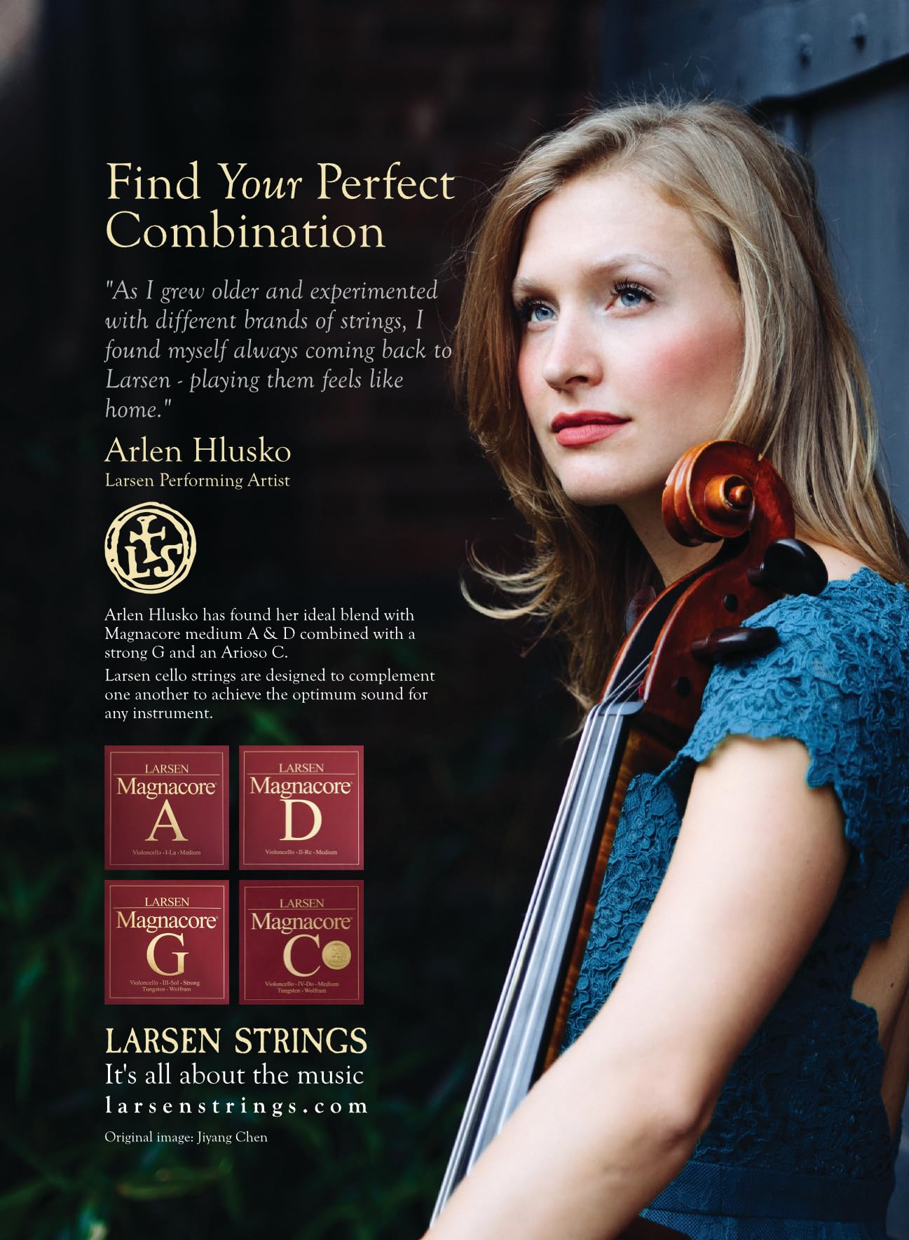 Premium LARSEN STRINGS Magnacore D Steel Cello Strings - Professional Grade for Concert & Studio Performance - Ideal for Cellists Seeking Rich Tone & Durability