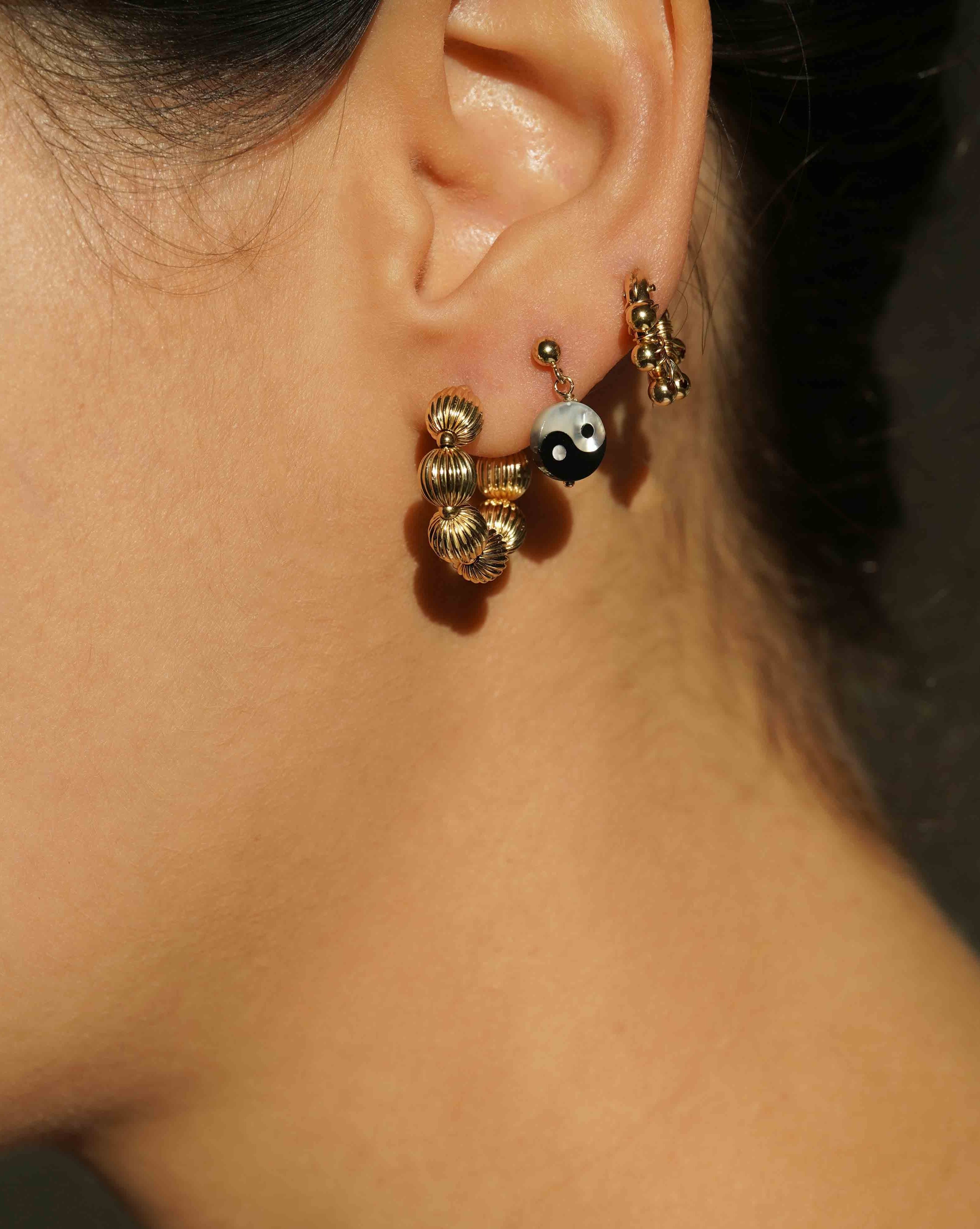 Yin Yang Earrings for Women - Sterling Silver Yin Yang Symbol Dangle Earrings - Spiritual Jewelry for Meditation, Yoga & Boho Fashion