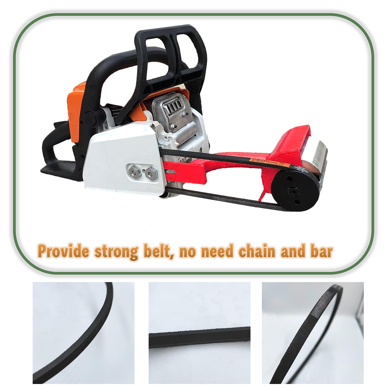 LAJIAOZ Red Log Peeler - Professional Chainsaw Debarking Tool Attachment for Husqvarna & STIHL Chainsaws | Perfect for Log Builders, Sawmills & DIY Home Projects | Easy Bark Removal for Woodworking & Timber Processing