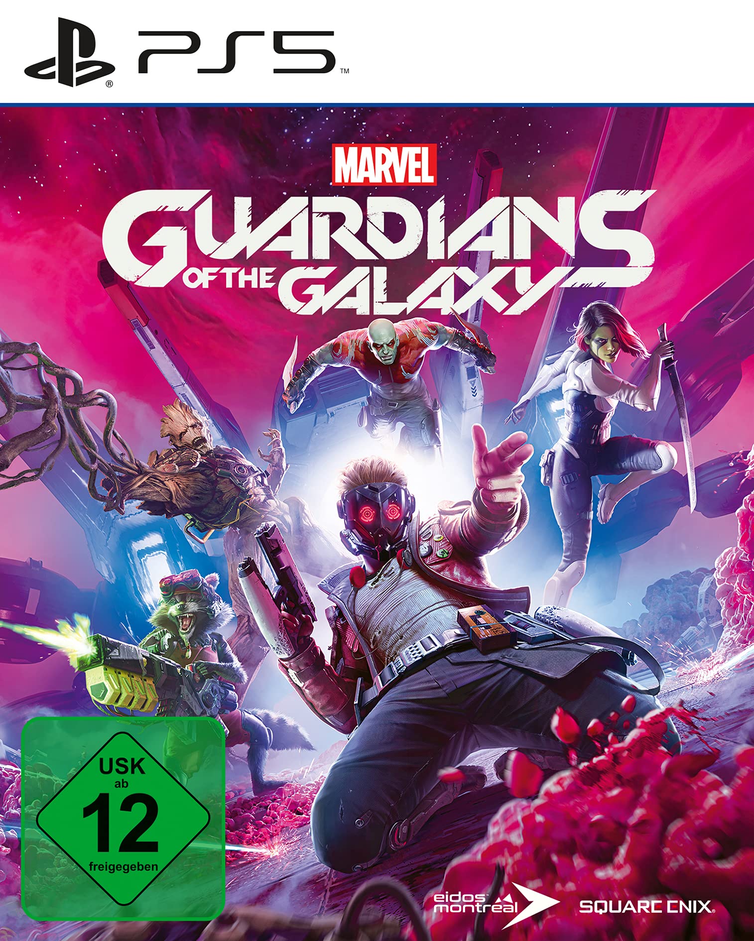Marvel's Guardians of the Galaxy PS5 Game - Action-Adventure Video Game for PlayStation 5 | Epic Space Battles & Team-Based Combat | Perfect for Marvel Fans & Sci-Fi Gamers