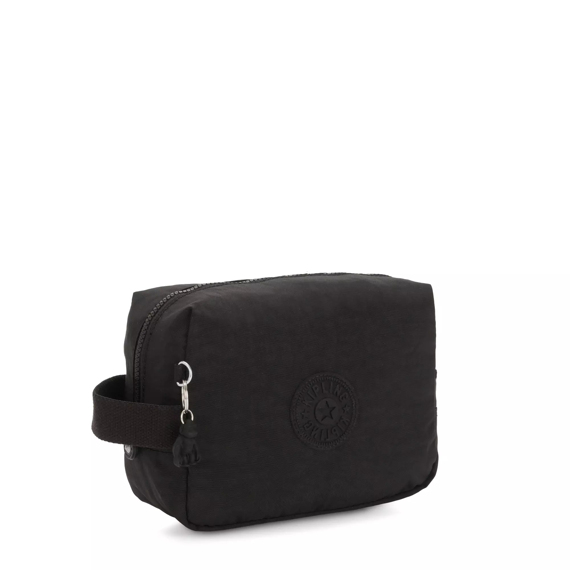 Kipling Parac Small Toiletry Bag - Water-Resistant Travel Cosmetic Organizer for Women & Men, Perfect for Carry-On Luggage & Weekend Trips (Black Noir)