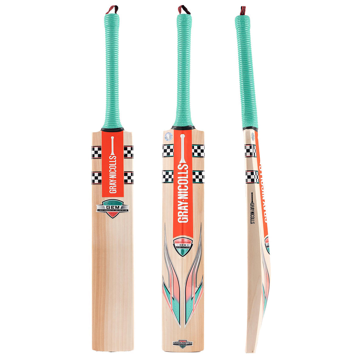 Gray Nicolls GEM Gen 2.0 Players Cricket Bat - Premium English Willow for Professional & Club Players - Perfect for Matches & Practice Sessions