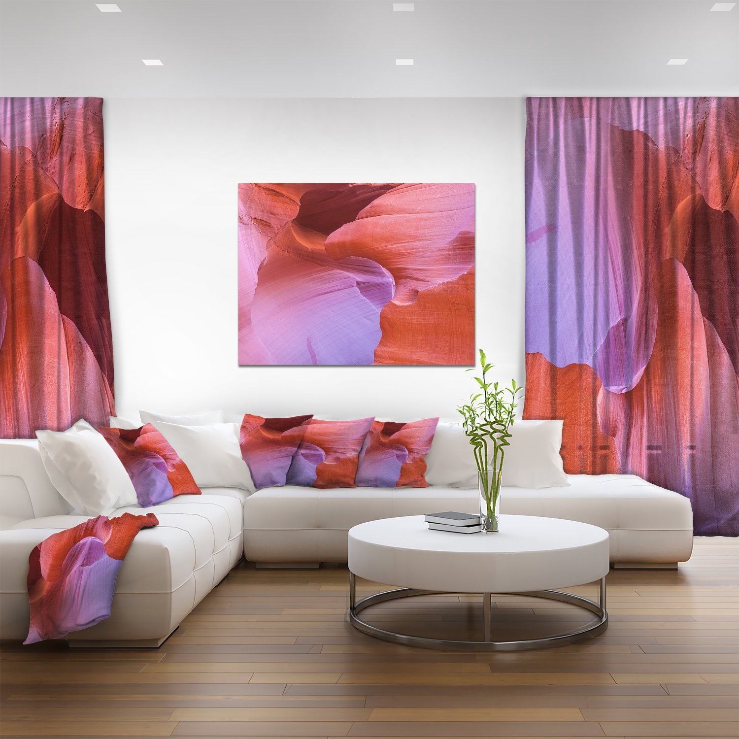 Stunning Antelope Canyon Landscape Photography Canvas Art Print - Desert Scenery Wall Decor for Living Room, Bedroom & Office