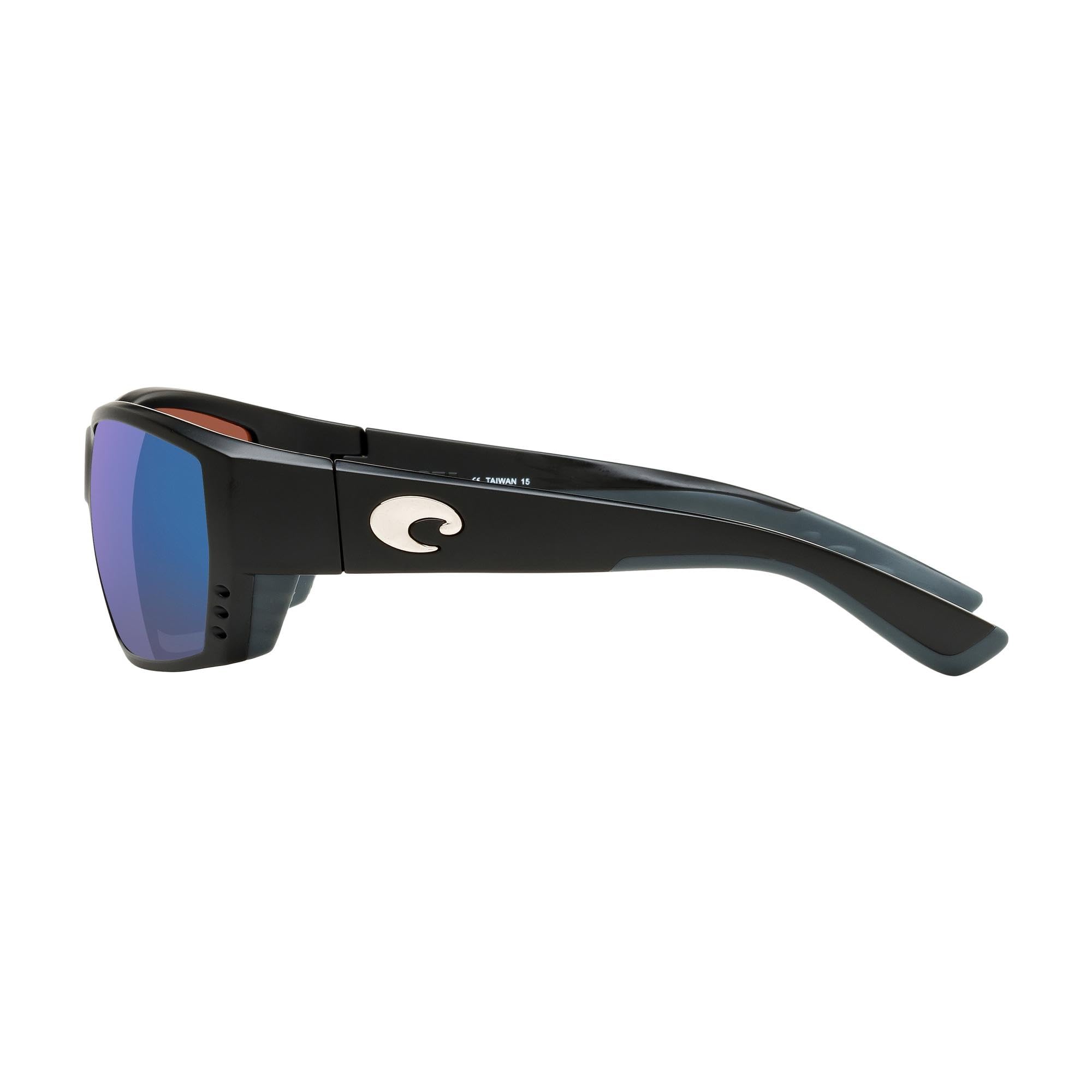 Costa Del Mar Men's Tuna Alley Rectangular Polarized Sunglasses - UV Protection for Fishing, Driving & Outdoor Activities