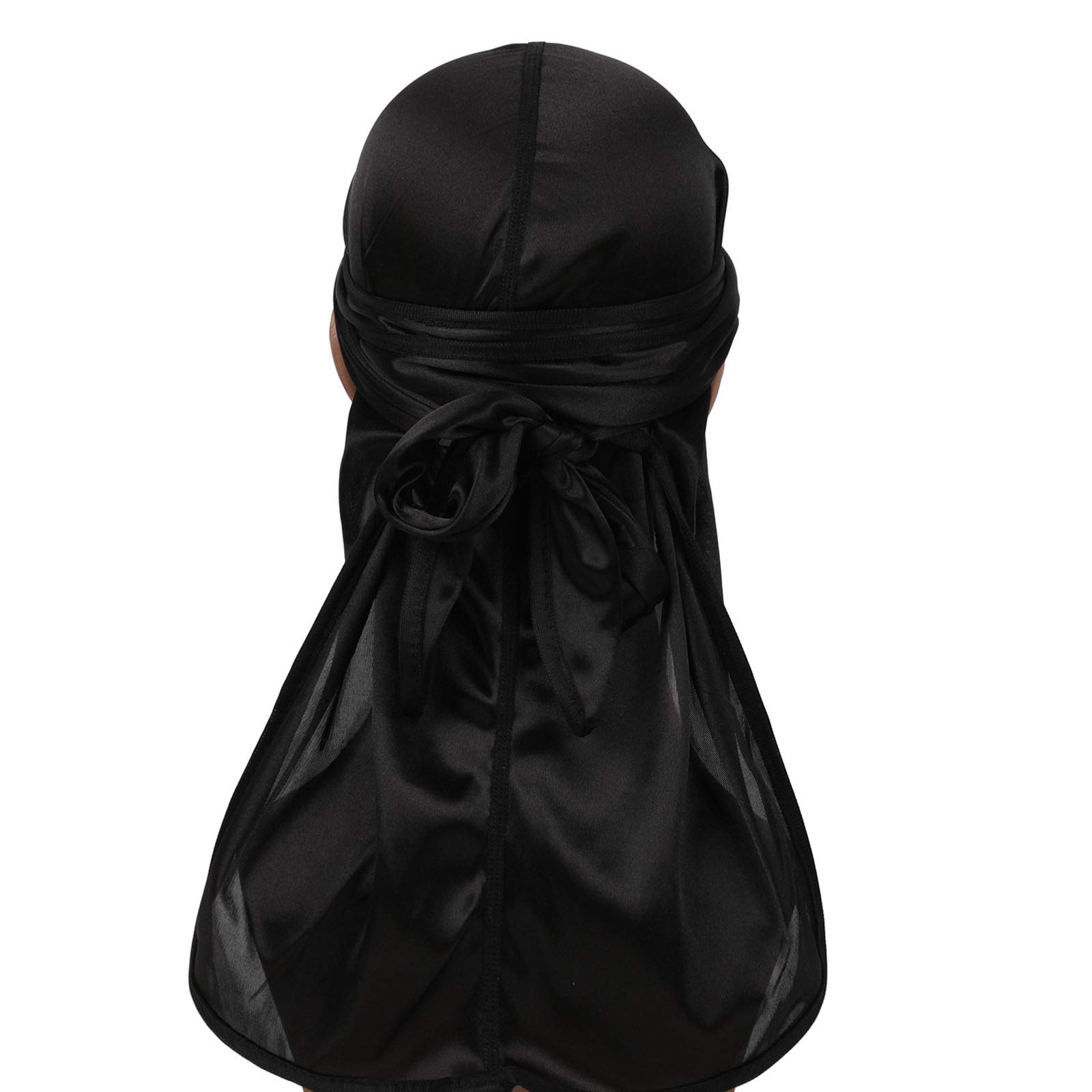 Silky Soft Men's Doo Rag Headwrap - Comfortable Hip-Hop Rapper Durag, Pirate Skull Cap & Sleep Hat for Style & Protection | Perfect for Streetwear, Music Performances & Nighttime Comfort